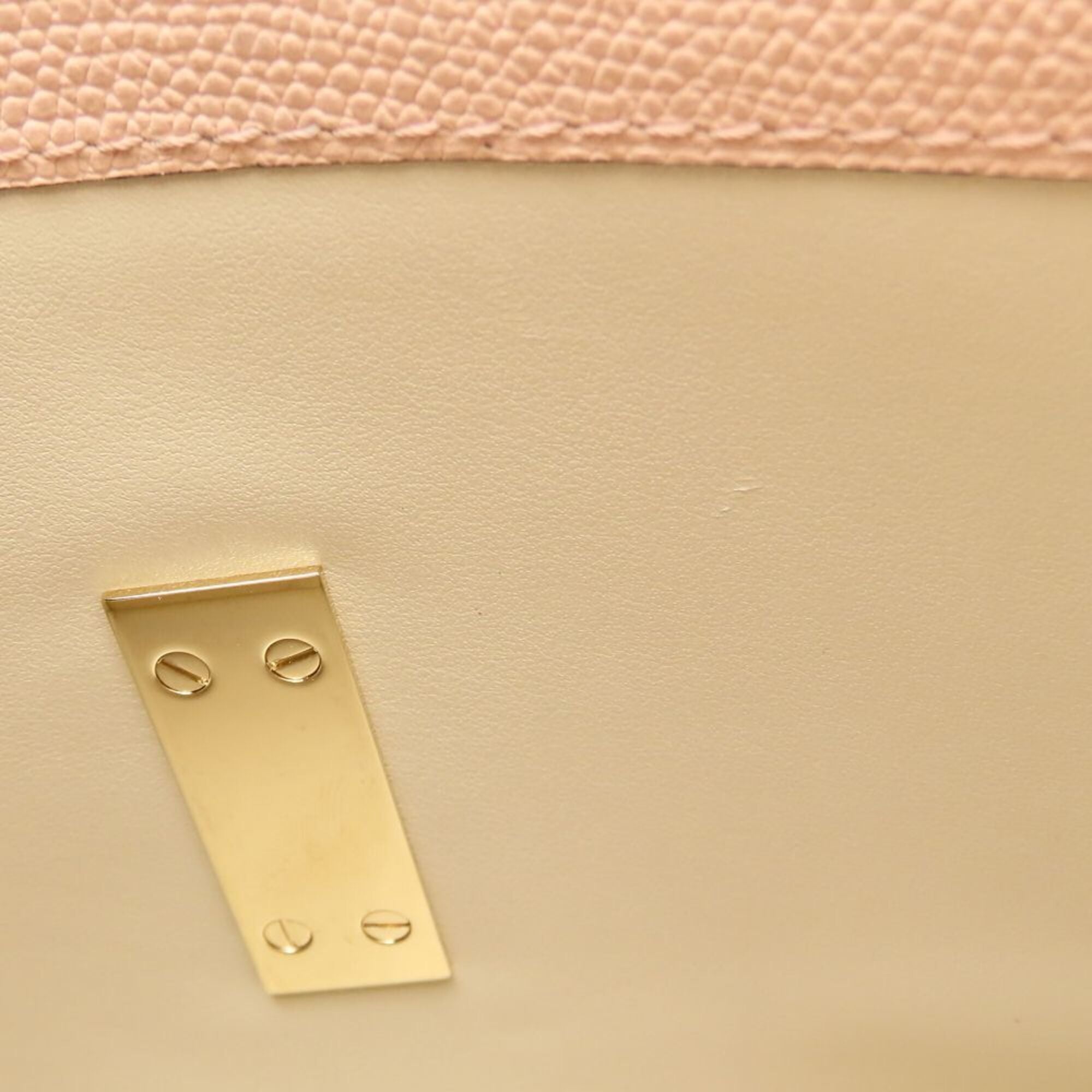 Valextra Pink Leather Handbag (Pre-Owned)