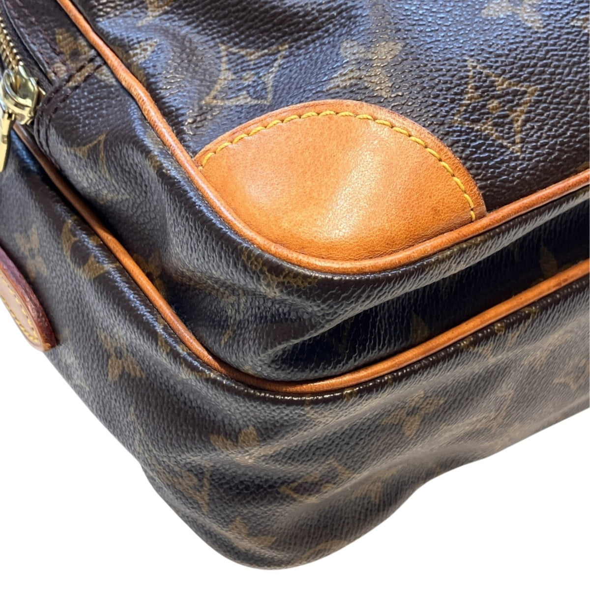 Louis Vuitton Brown Monogram Canvas Shoulder Bag (Pre-Owned)