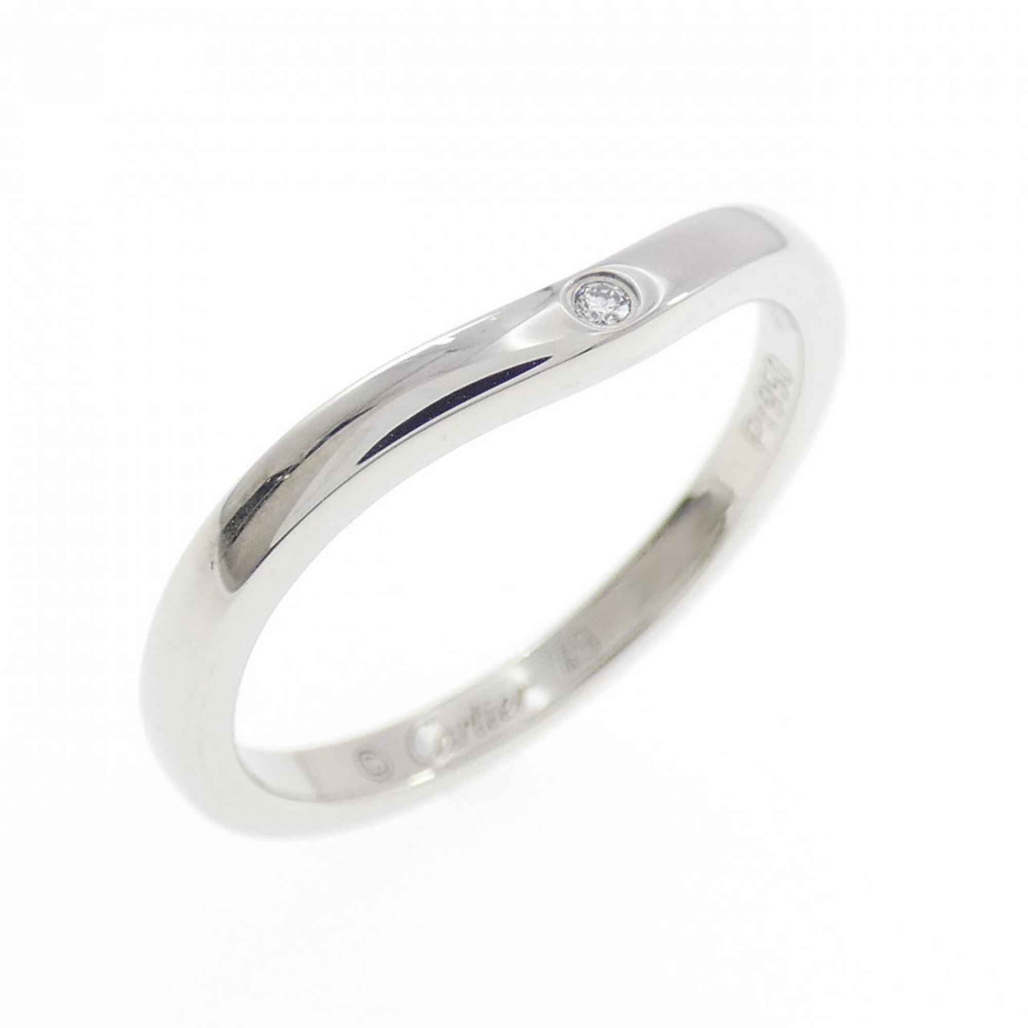 Cartier Platinum 950 Band Ring (Pre-Owned)