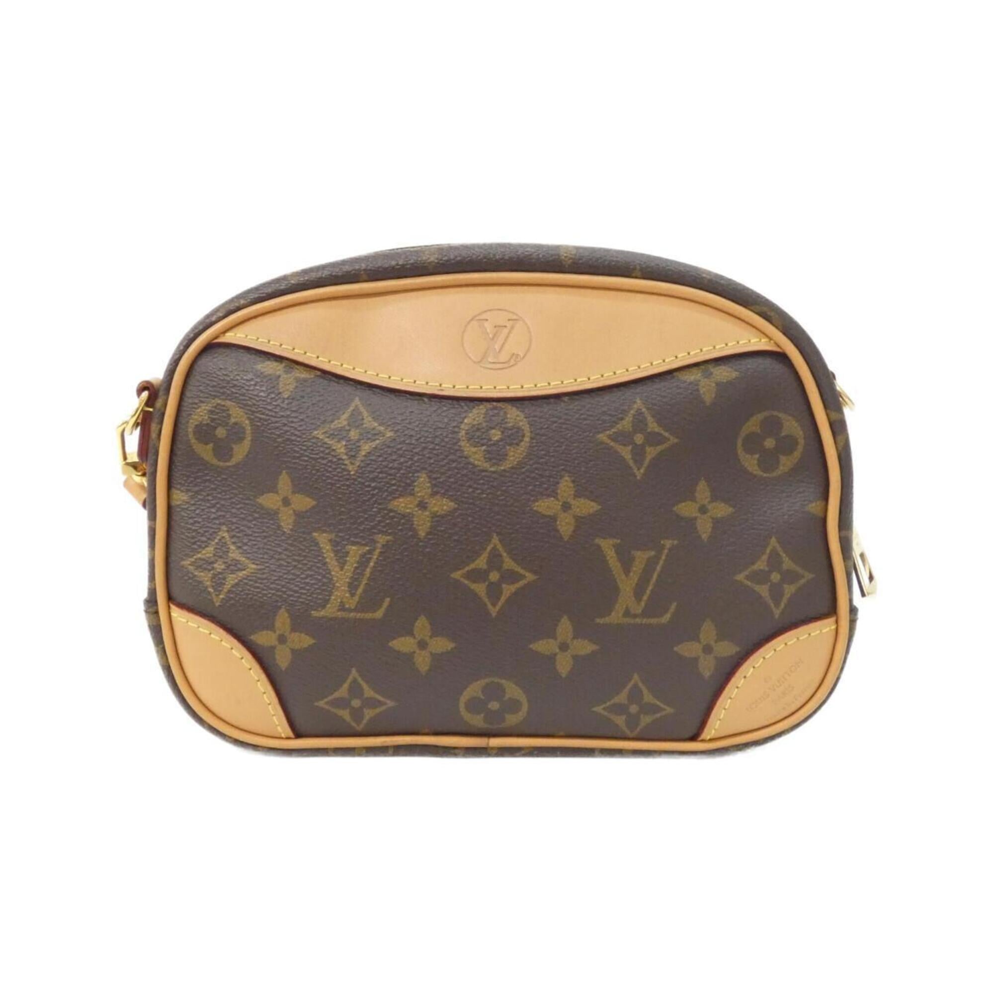 Louis Vuitton Marron Coated Canvas Shoulder Bag (Pre-Owned)