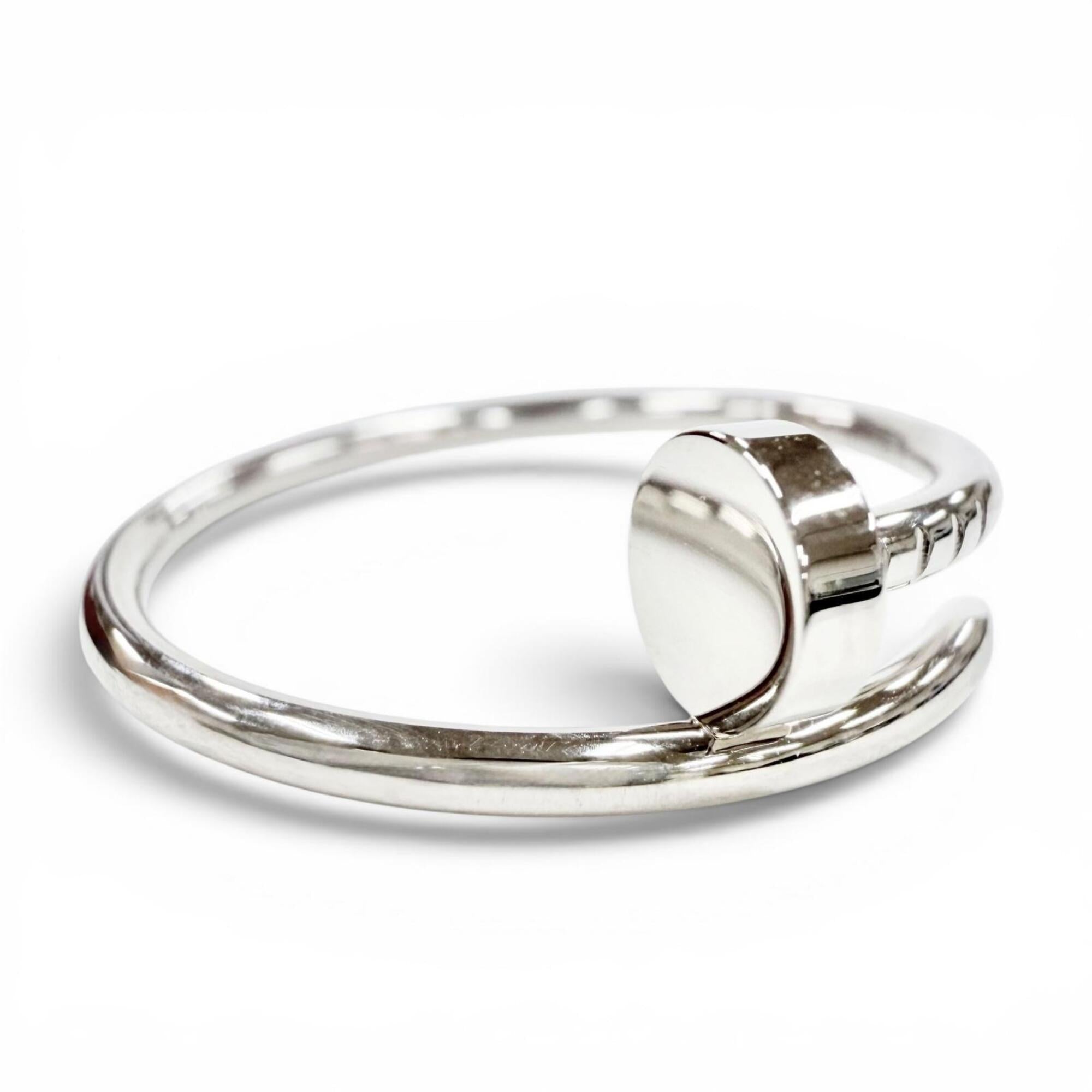 Cartier White Gold White Gold (18K) Band Ring (Pre-Owned)
