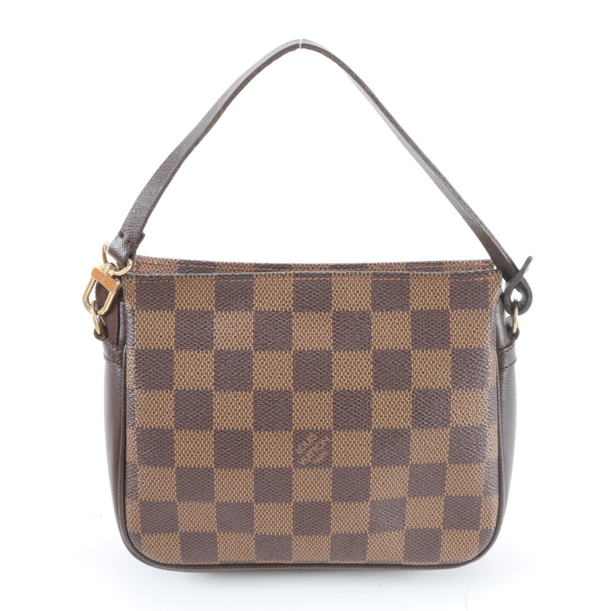 Louis Vuitton Brown Damier Canvas Coated Canvas Leather Handbag (Pre-Owned)