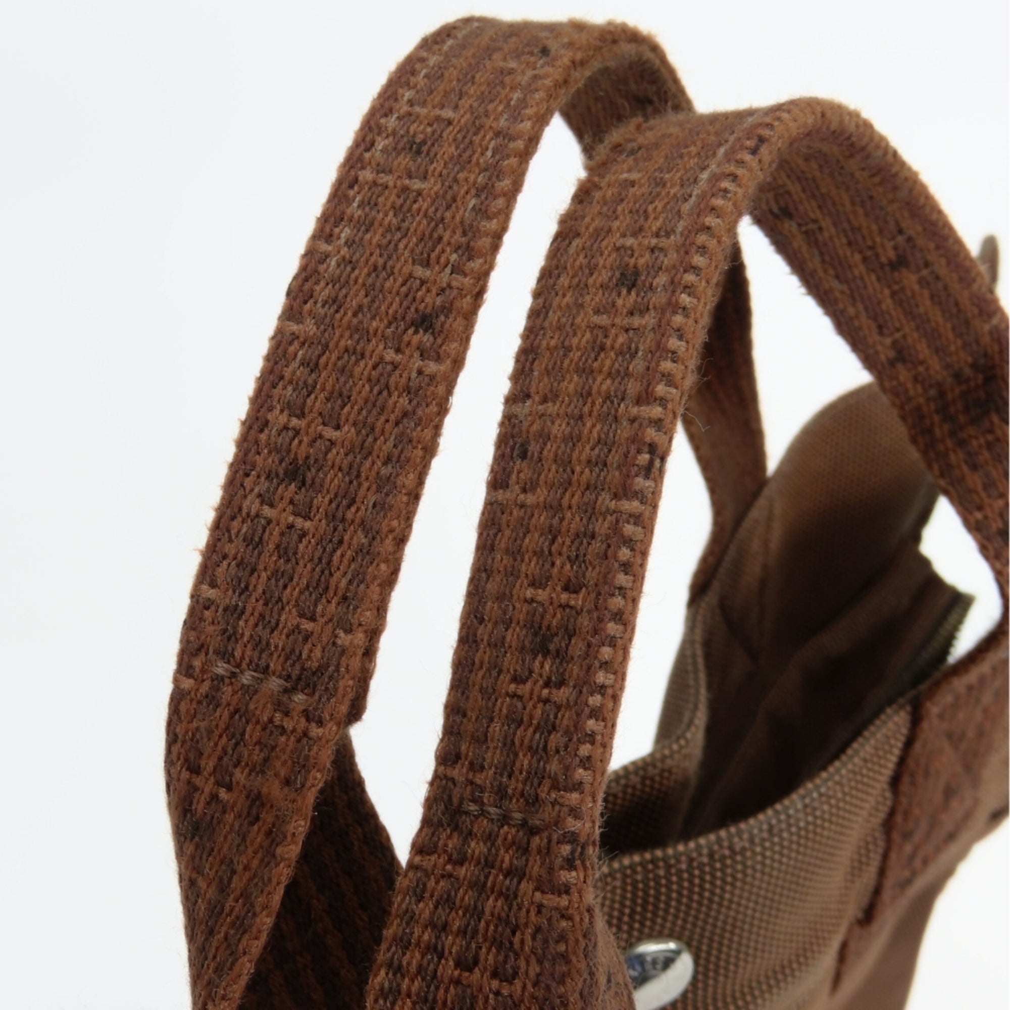 Hermes Her Line Brown Polyester Tote Bag (Pre-Owned)