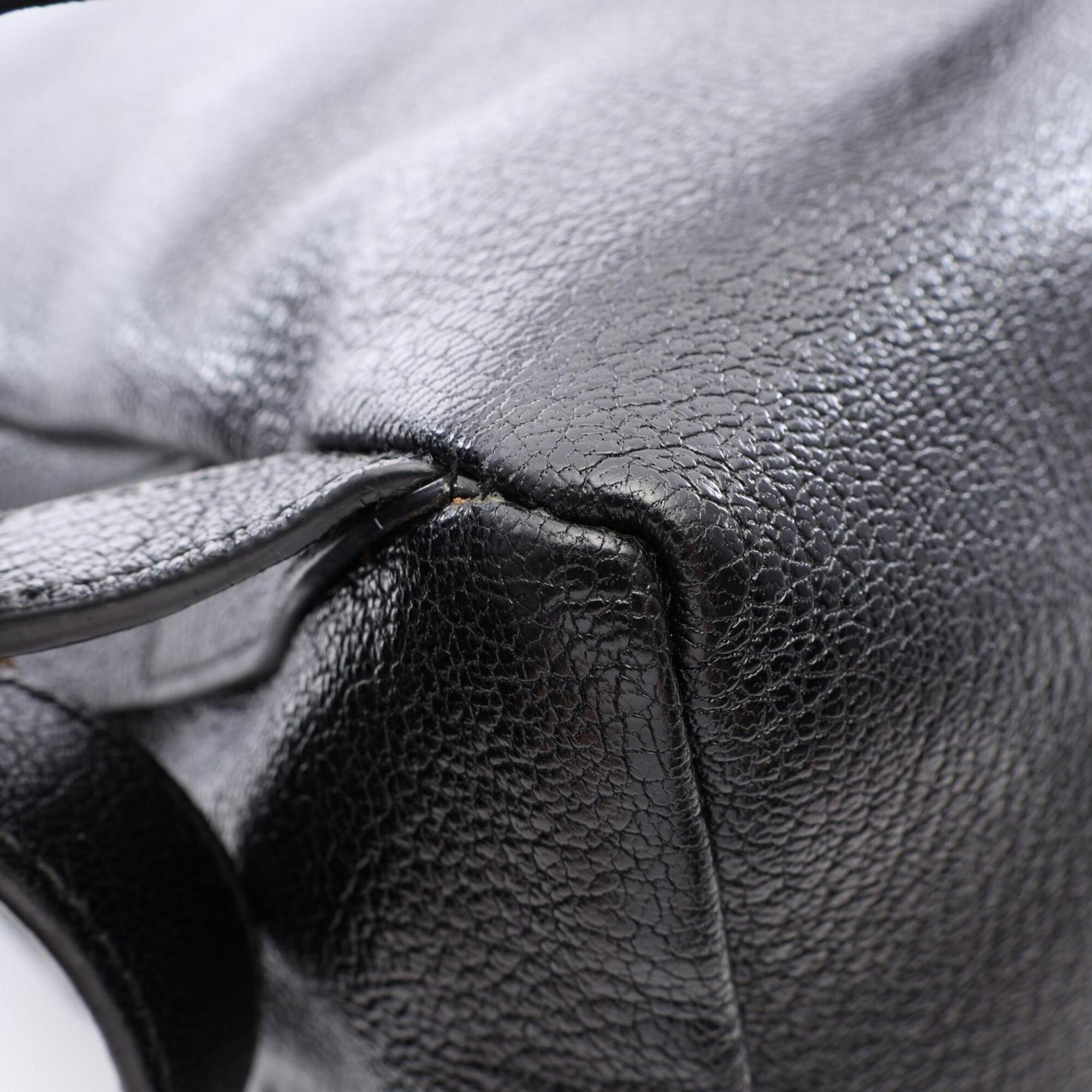 Balenciaga Black Leather Backpack Handbag (Pre-Owned)