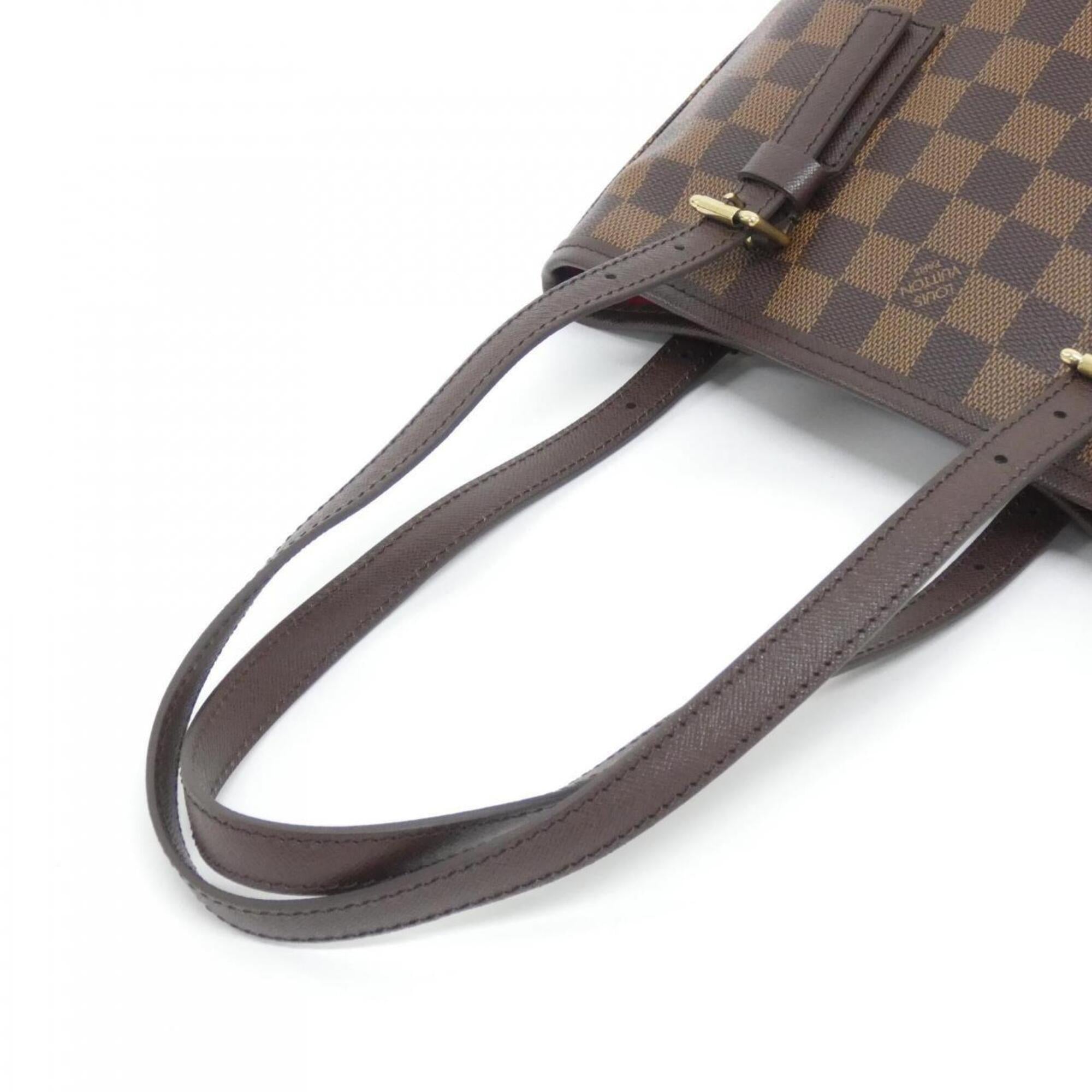 Louis Vuitton Brown Coated Canvas Shoulder Bag (Pre-Owned)