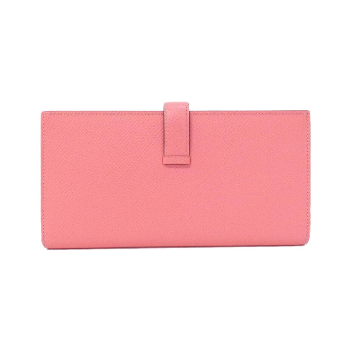 Hermes Rose Azalee Epsom Leather Long Wallet (Bi-Fold) (Pre-Owned)