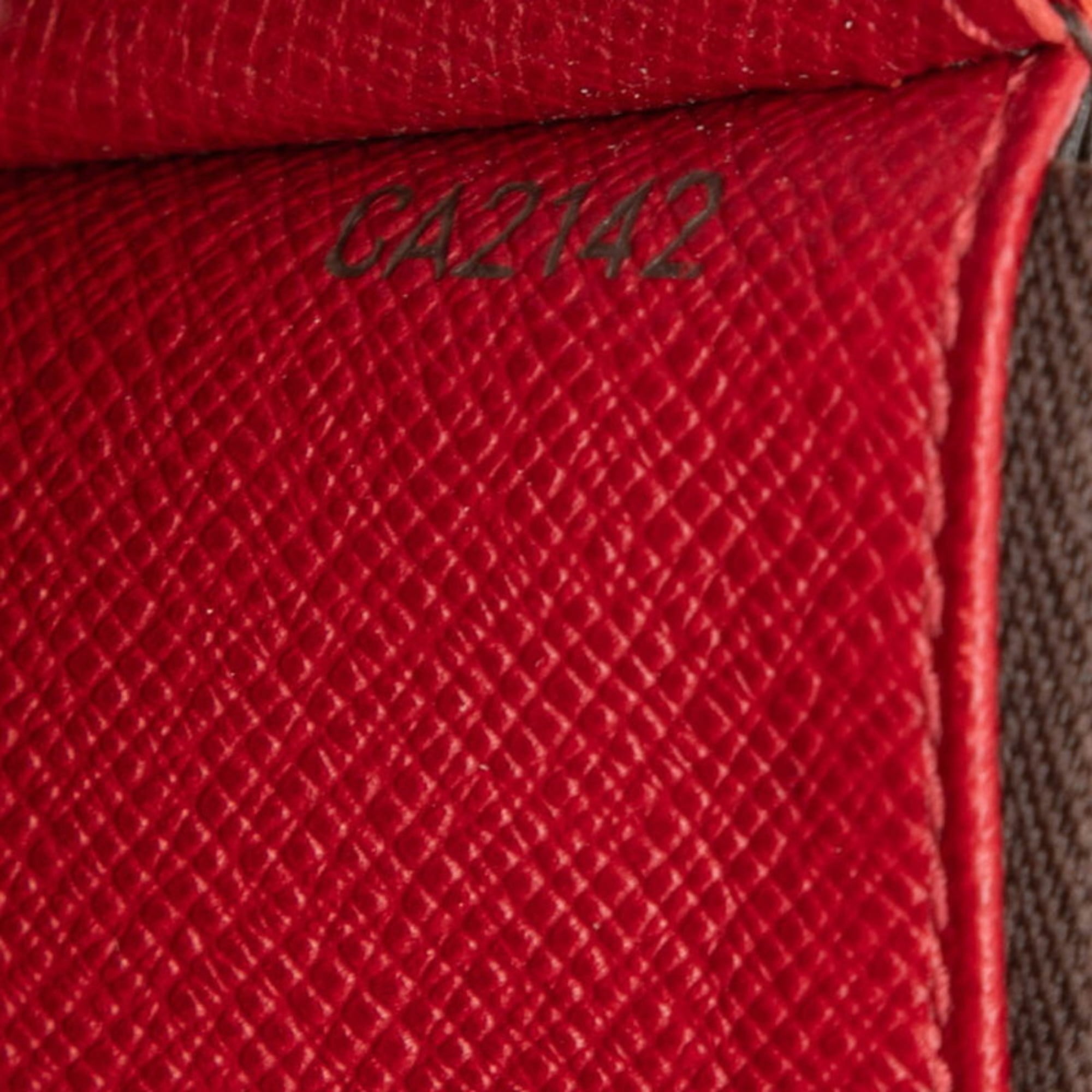 Louis Vuitton Brown Rouge Pvc Leather Long Wallet (Bi-Fold) (Pre-Owned)