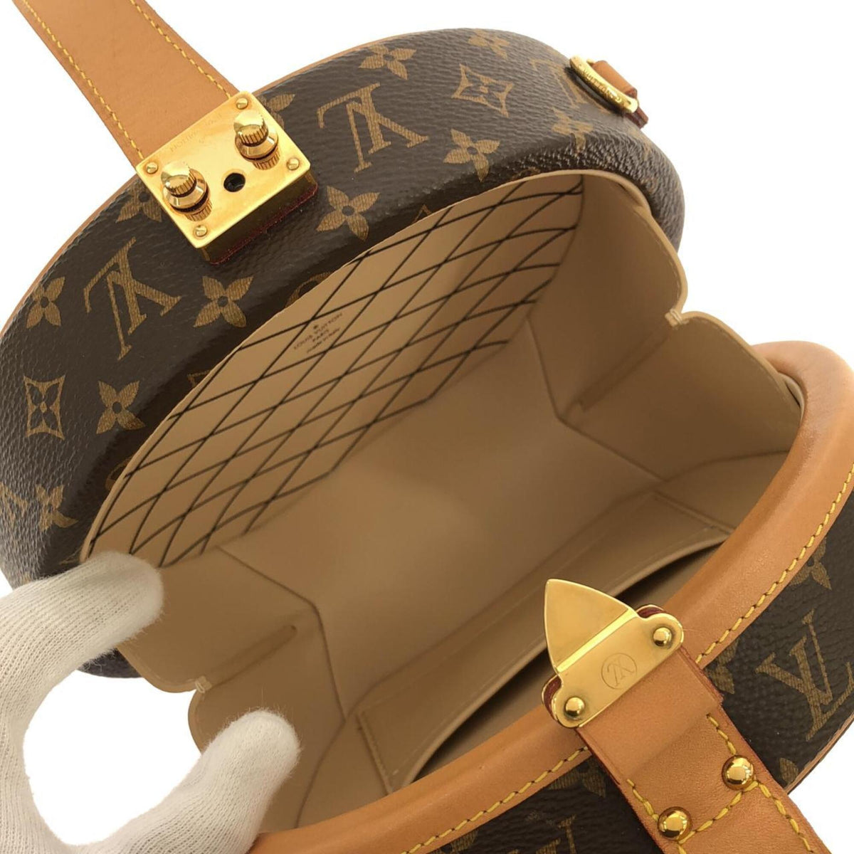 Louis Vuitton Marron Monogram Coated Canvas Handbag (Pre-Owned)