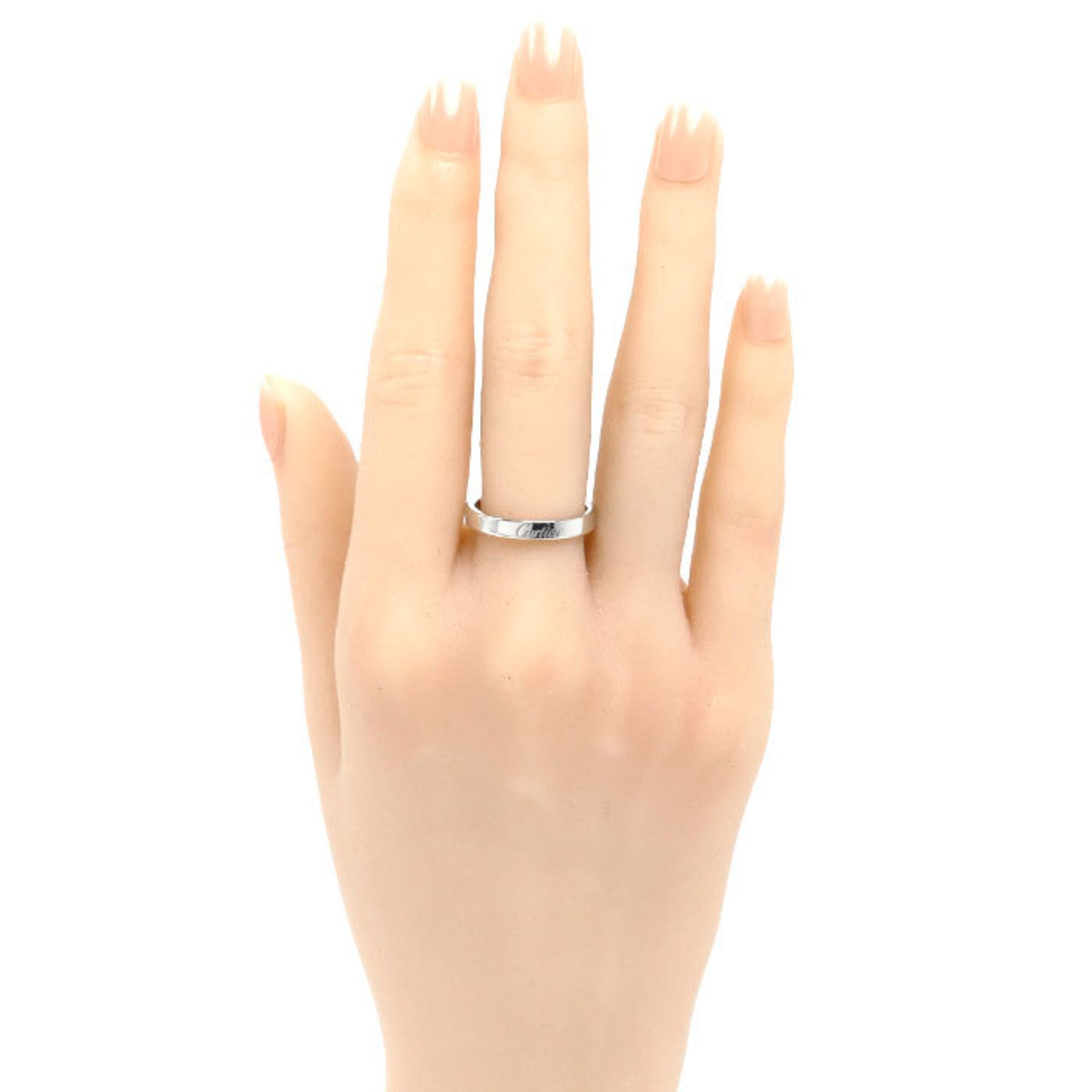 Cartier Platinum 950 Band Ring (Pre-Owned)