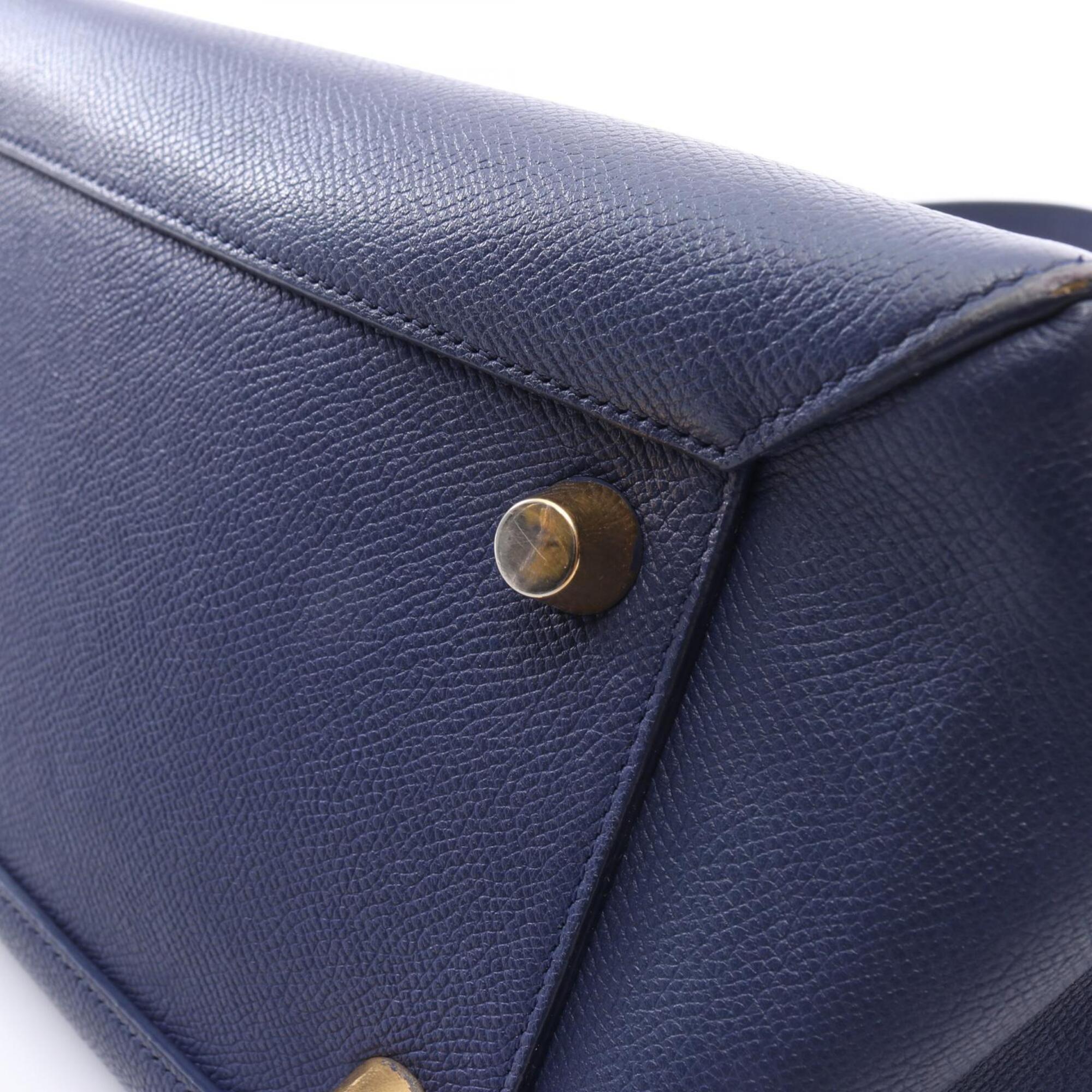 Celine Blue Leather Handbag (Pre-Owned)