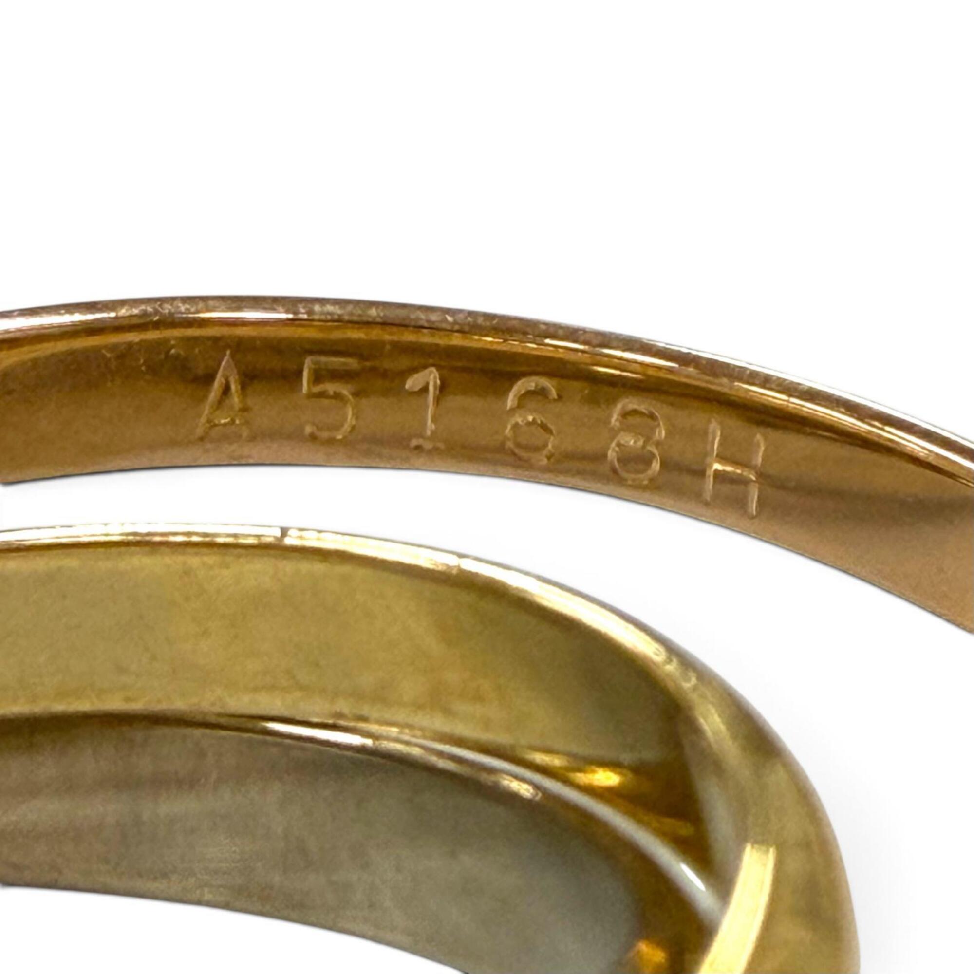 Cartier Silver Pink Gold Yellow Gold Yellow Gold (18K) Pink Gold (18K) Band Ring (Pre-Owned)
