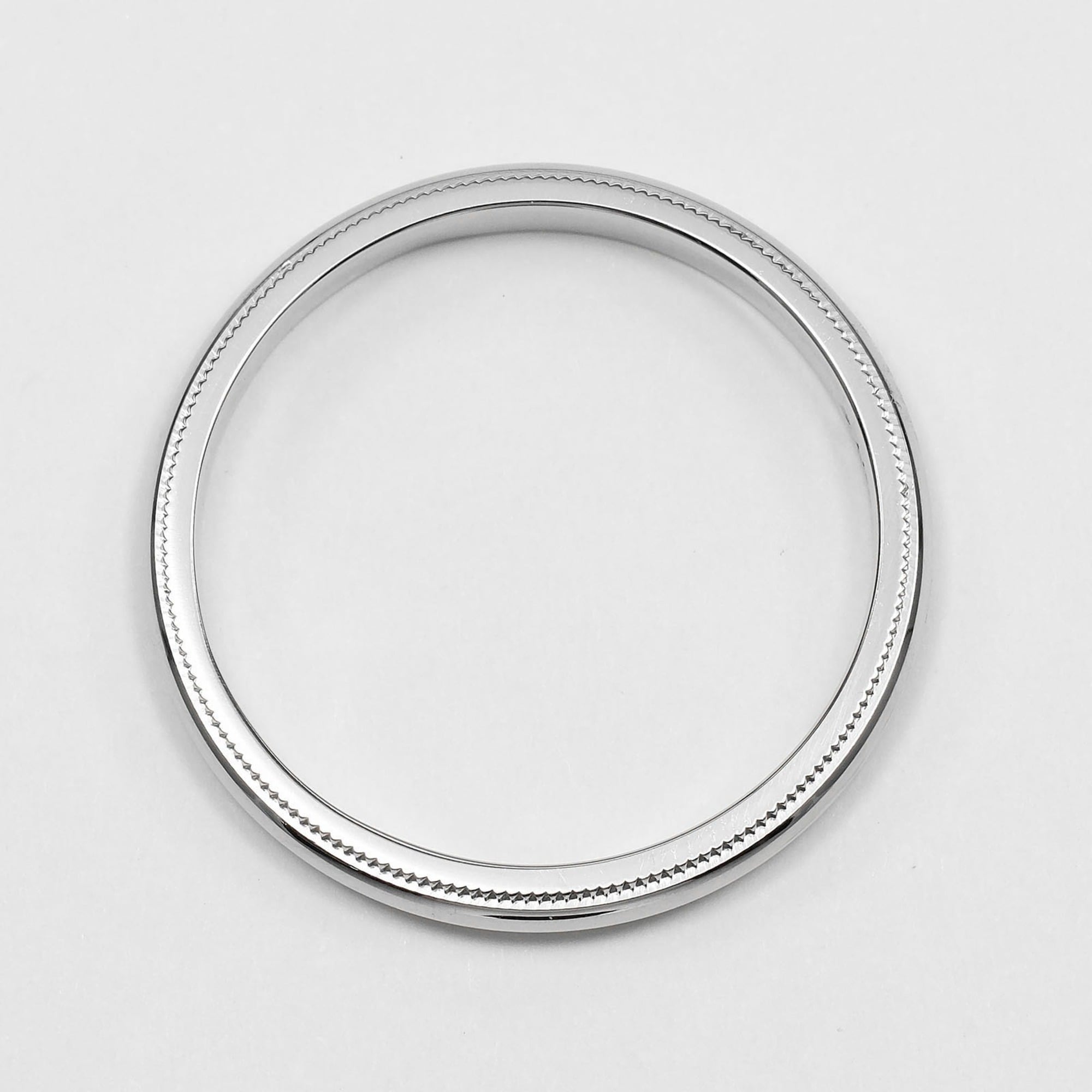 Tiffany Platinum Platinum 950 Band Ring (Pre-Owned)