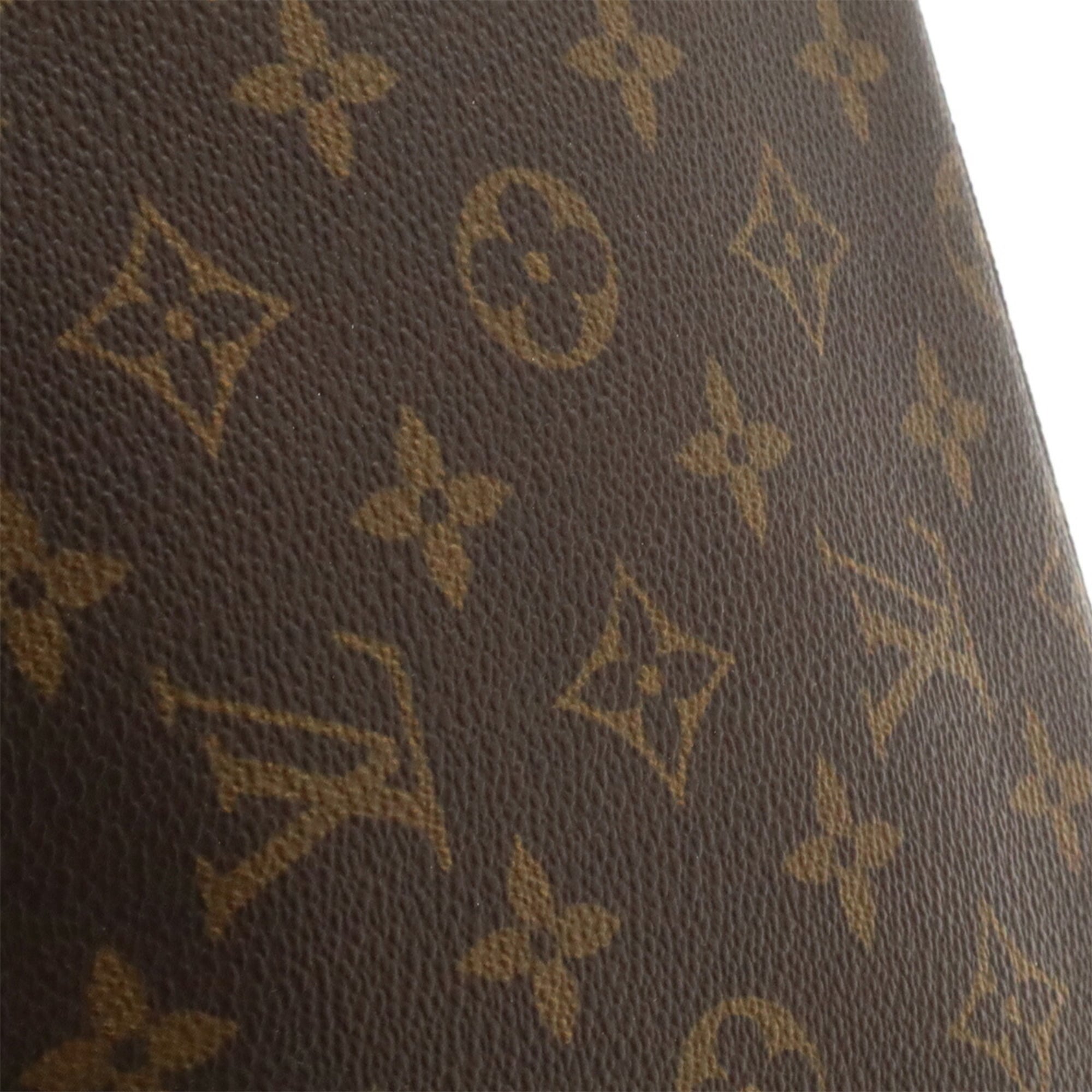 Louis Vuitton Brown Monogram Canvas Clutch Bag Pouch (Pre-Owned)