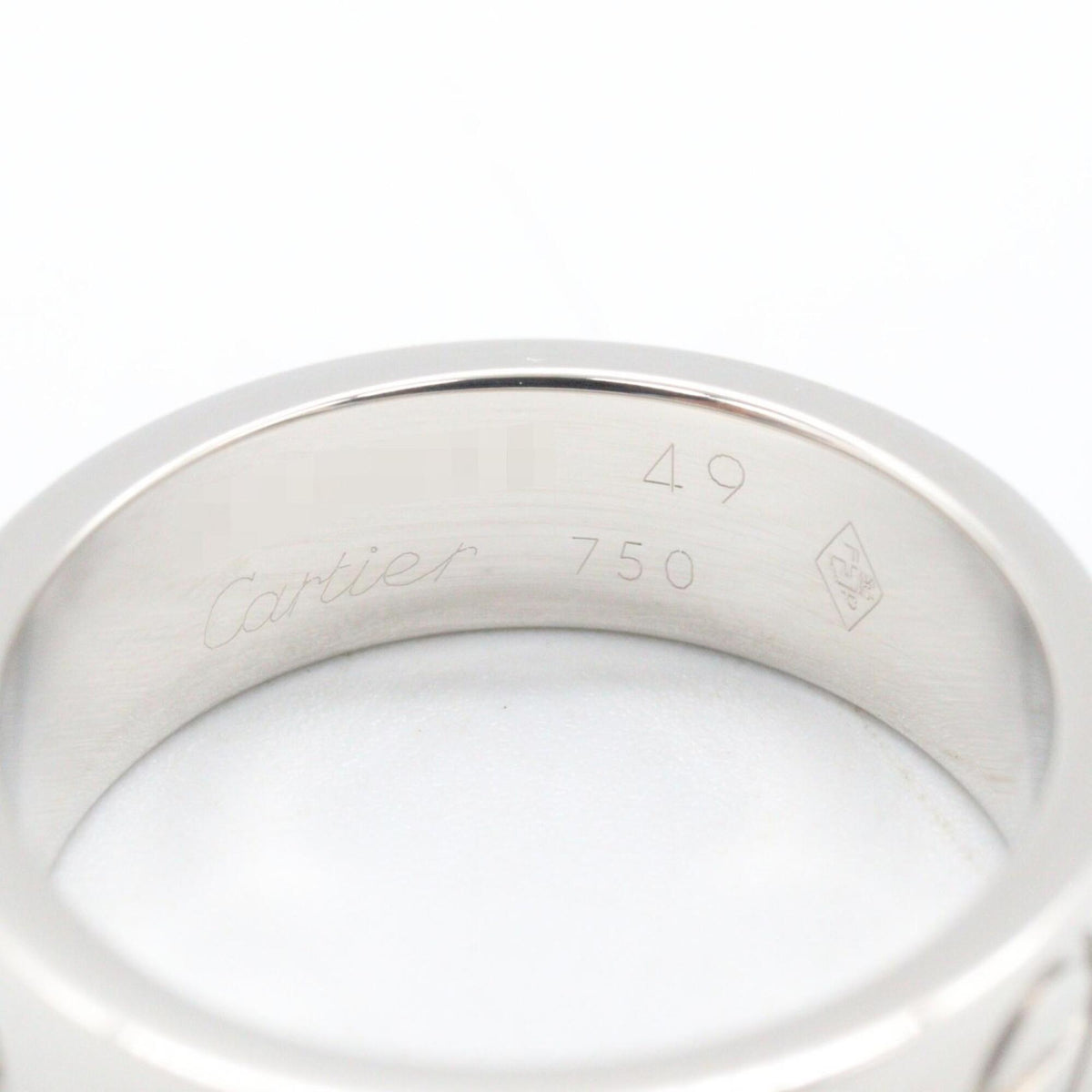 Cartier White Gold White Gold (18K) Band Ring (Pre-Owned)