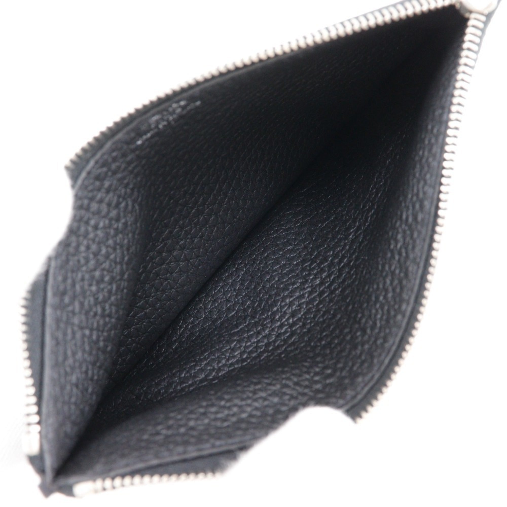 Hermes Black Togo Leather Wallet (Bi-Fold) (Pre-Owned)