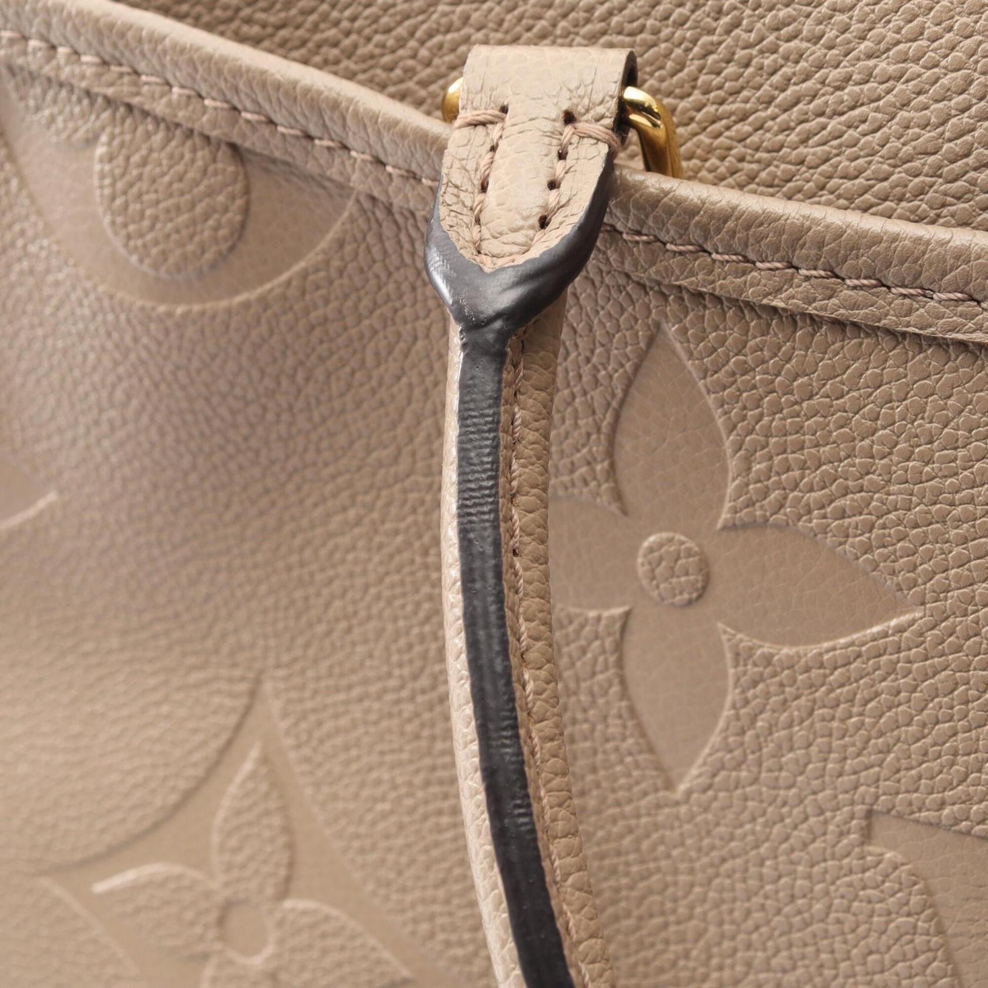 Louis Vuitton Beige Monogram Empreinte Leather Handbag (Pre-Owned)