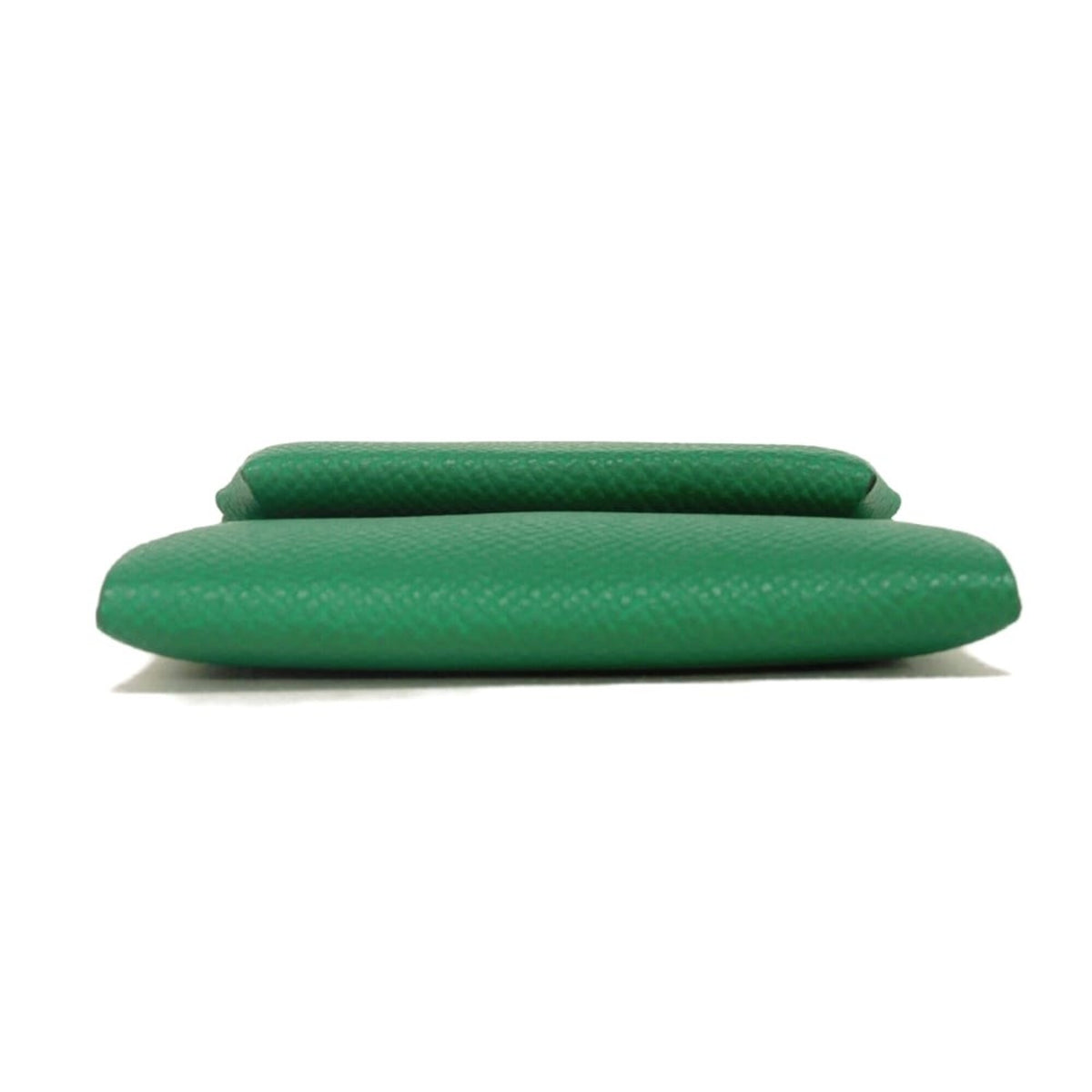 Hermes Bicolor Green Epsom Leather Coin Purse/Coin Case (Pre-Owned)