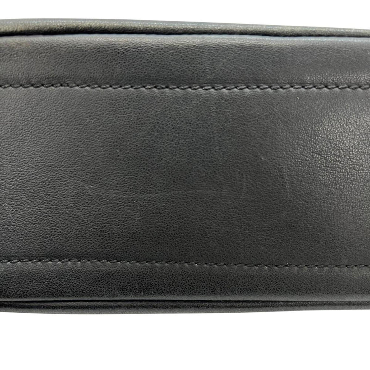 Coach Black Leather Shoulder Bag (Pre-Owned)