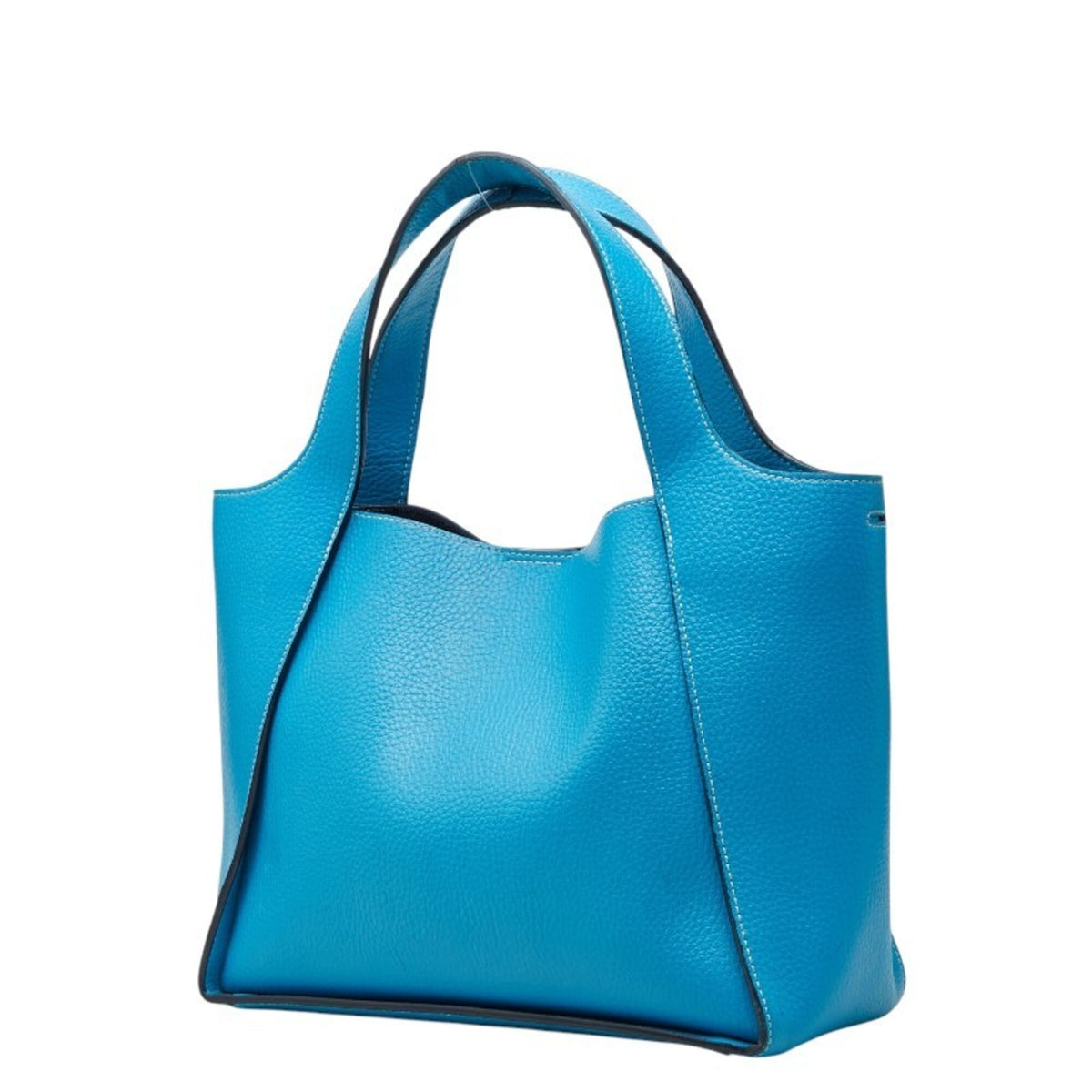 Stella Mccartney Blue Leather Handbag Shoulder Bag (Pre-Owned)
