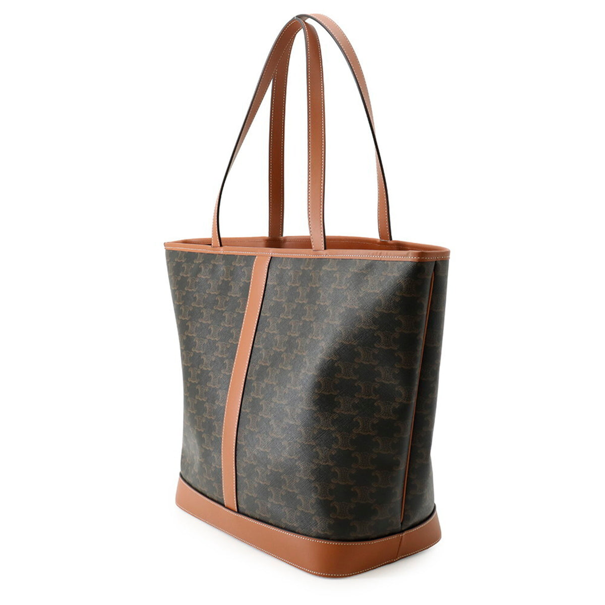Celine Brown Pvc Leather Tote Bag (Pre-Owned)