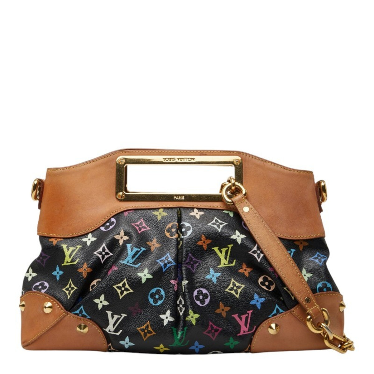 Louis Vuitton Monogram Multicolore Black Multi-Color Pvc Leather Handbag Shoulder Bag (Pre-Owned)