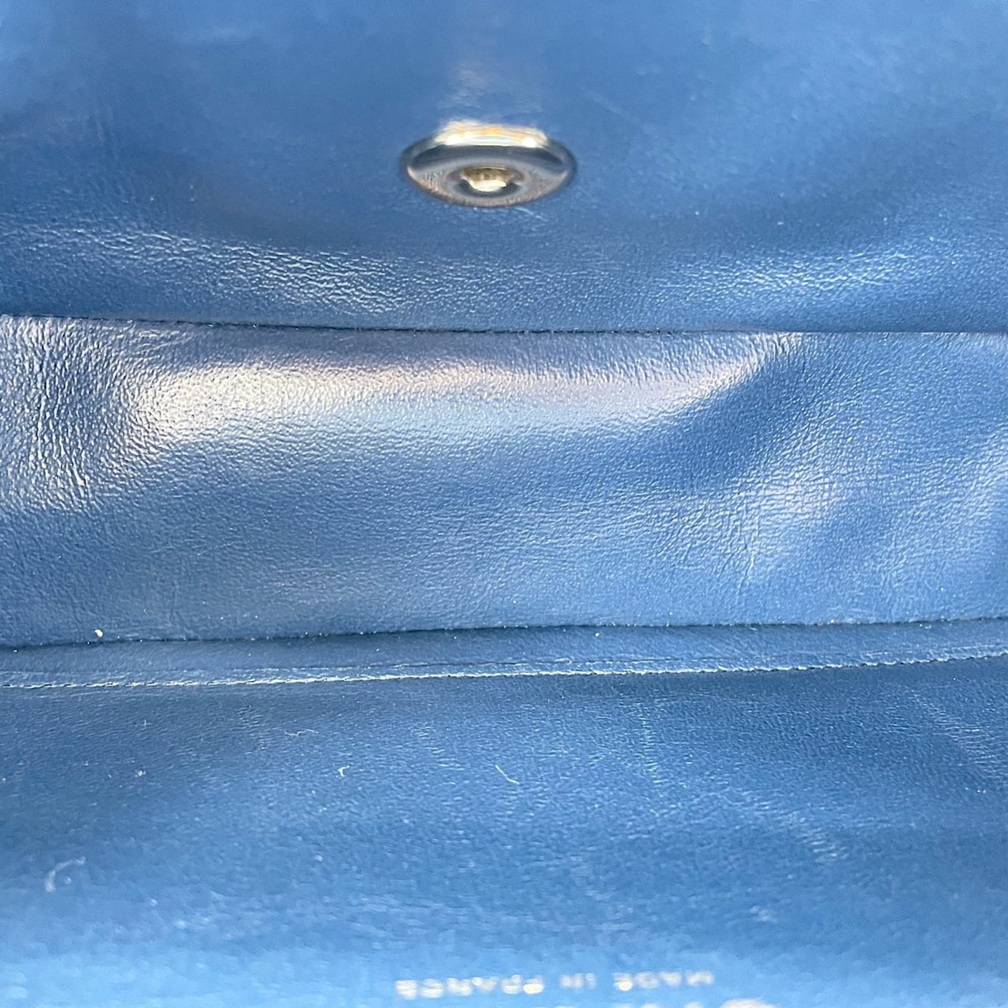 Chanel Matelasse Navy Shoulder Bag (Pre-Owned)