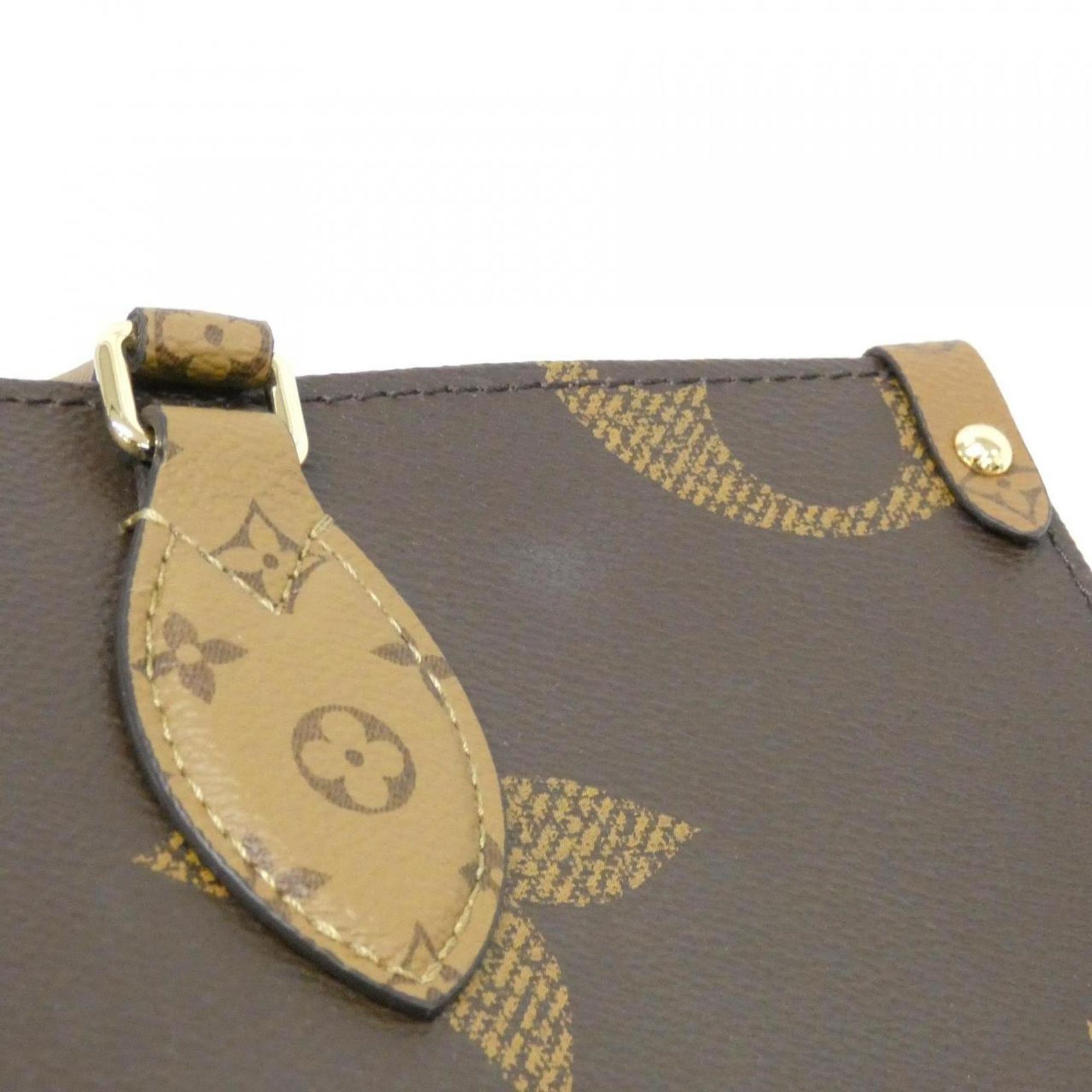 Louis Vuitton Marron Coated Canvas Handbag (Pre-Owned)