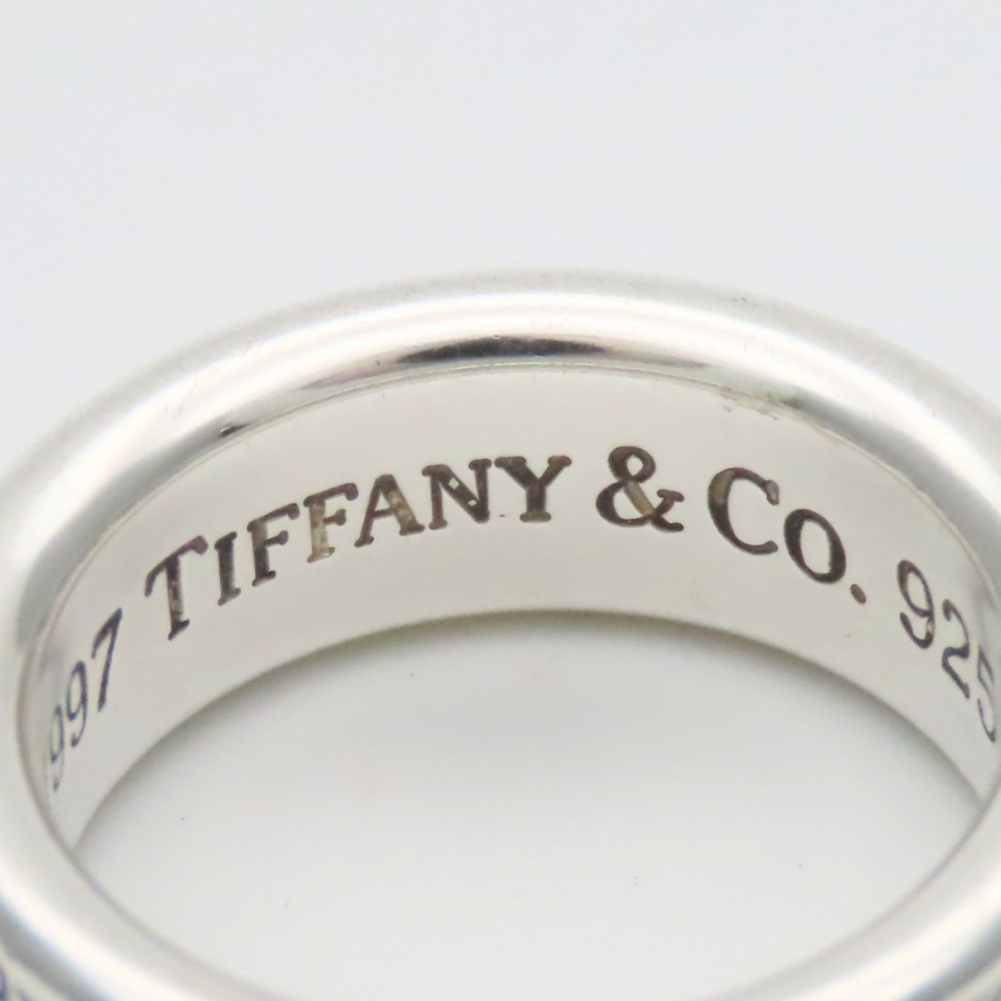 Tiffany Silver Silver 925 Band Ring (Pre-Owned)