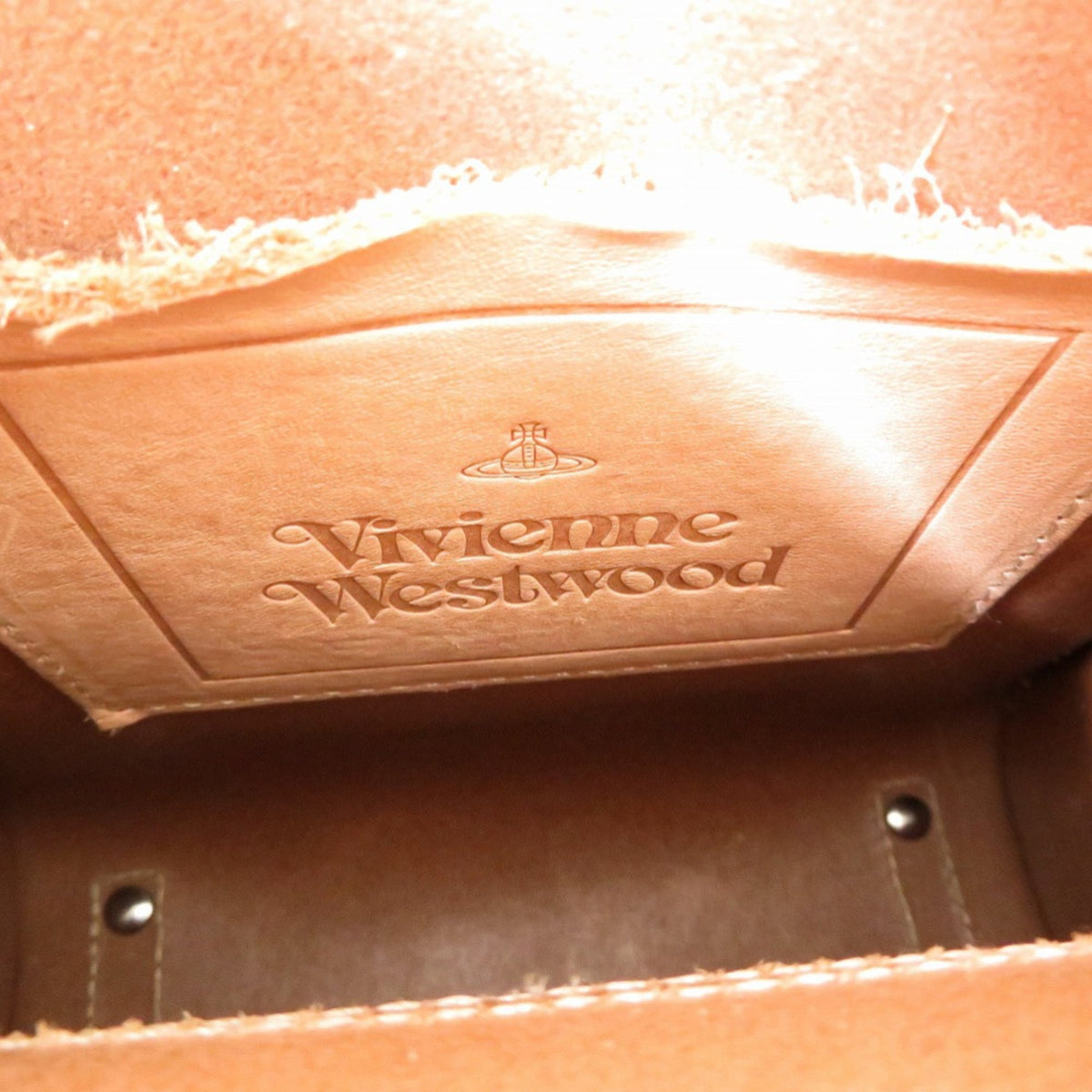Vivienne Westwood White Leather Handbag (Pre-Owned)