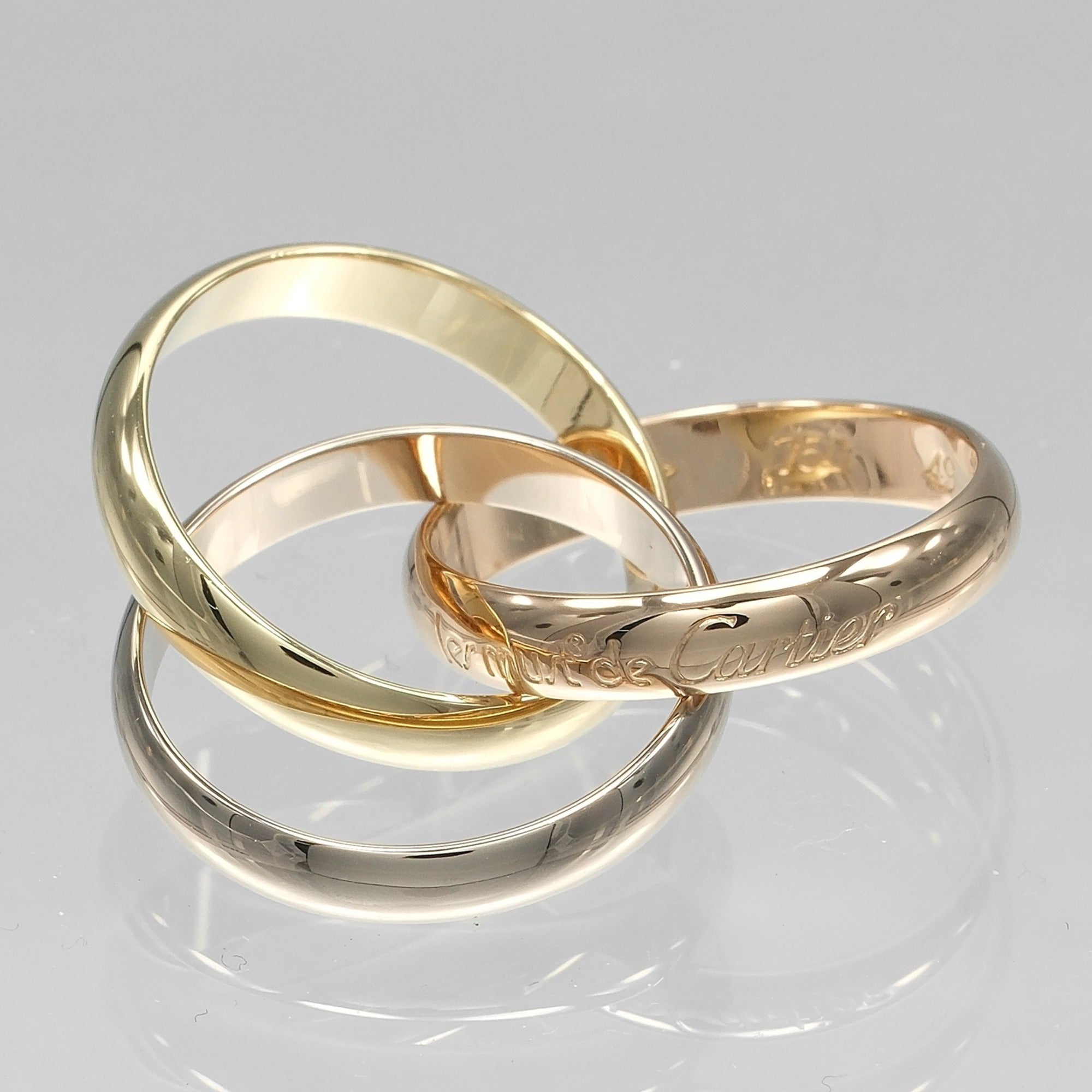 Cartier Yellow Gold (18K) Pink Gold (18K) White Gold (18K) Band Ring (Pre-Owned)