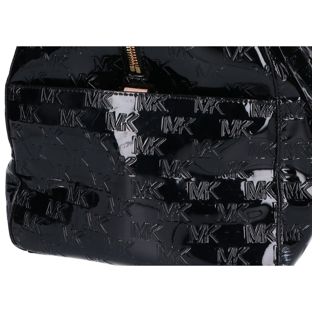 Michael Kors Black Patent Leather Boston Bag (Pre-Owned)