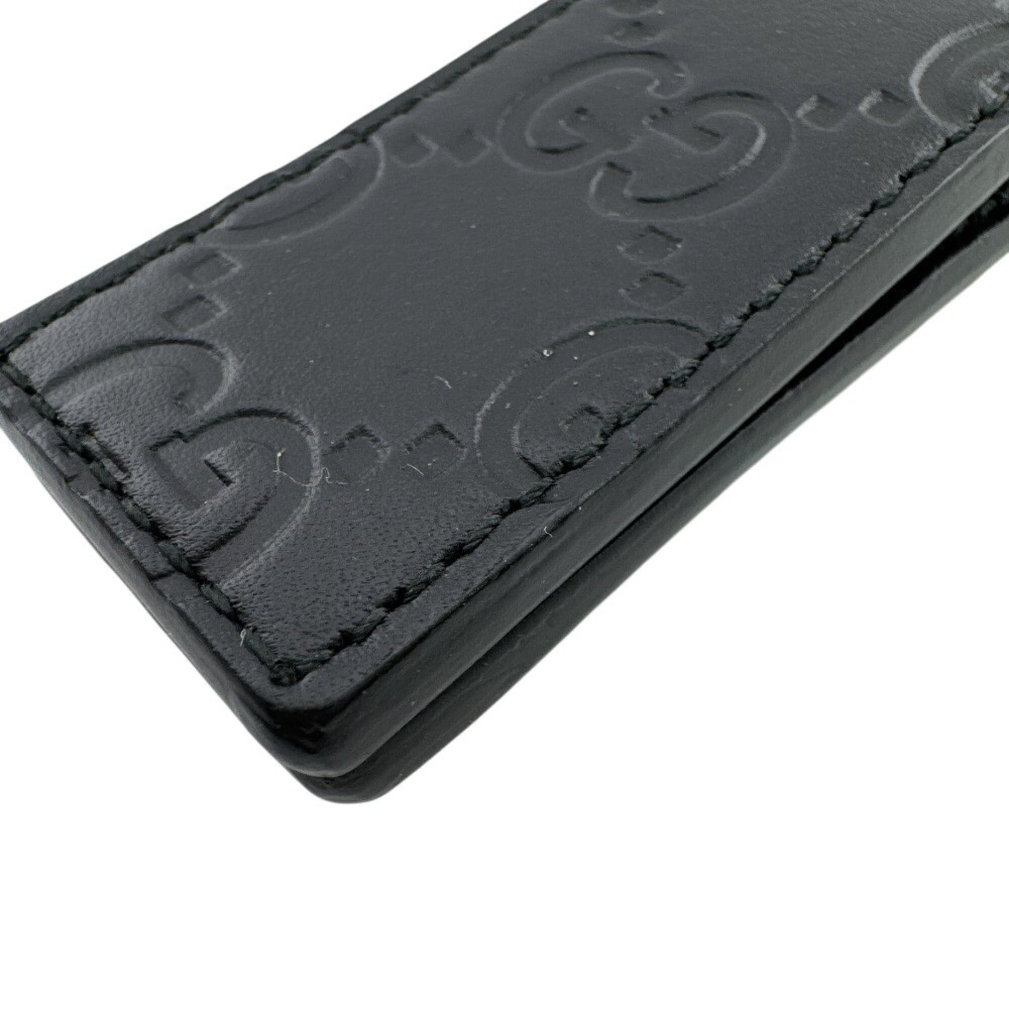 Gucci Black Leather Money Clip (Pre-Owned)