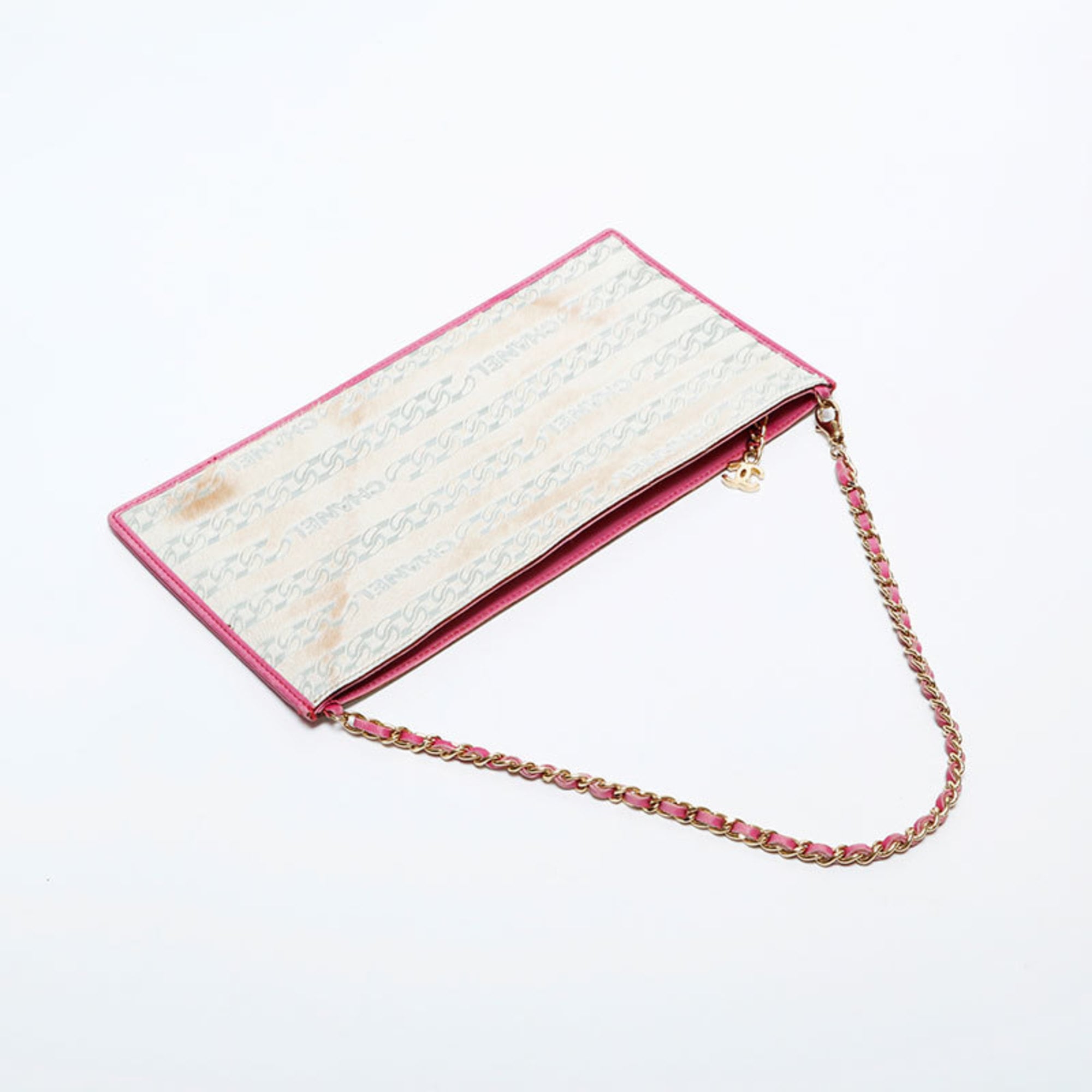 Chanel Beige Leather Shoulder Bag (Pre-Owned)