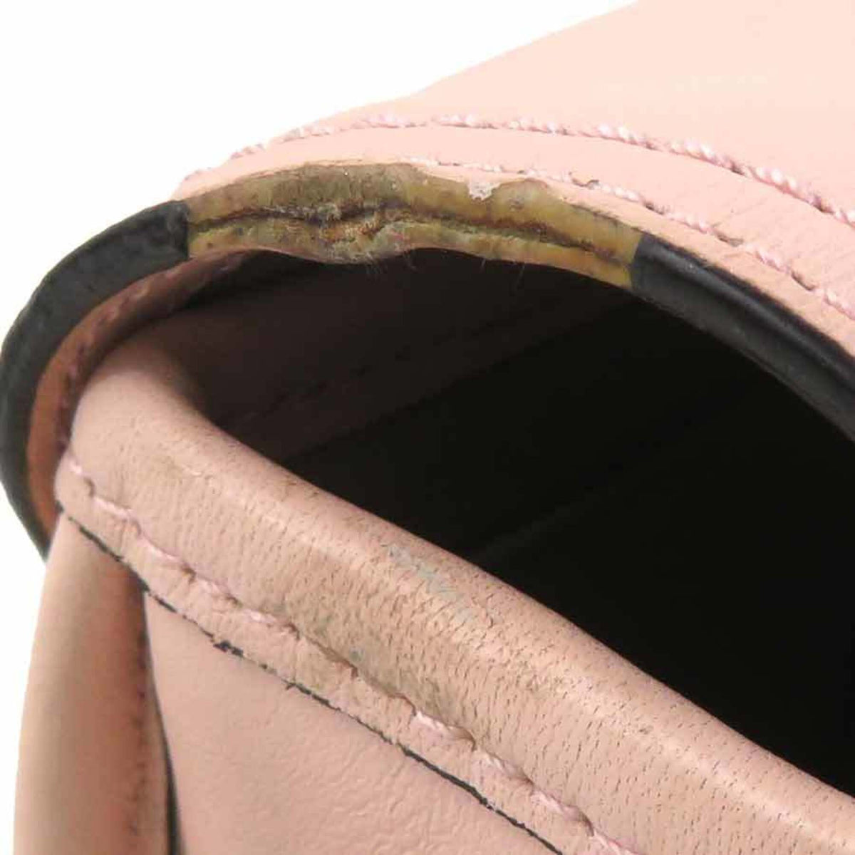 Coach Pink Leather Shoulder Bag (Pre-Owned)