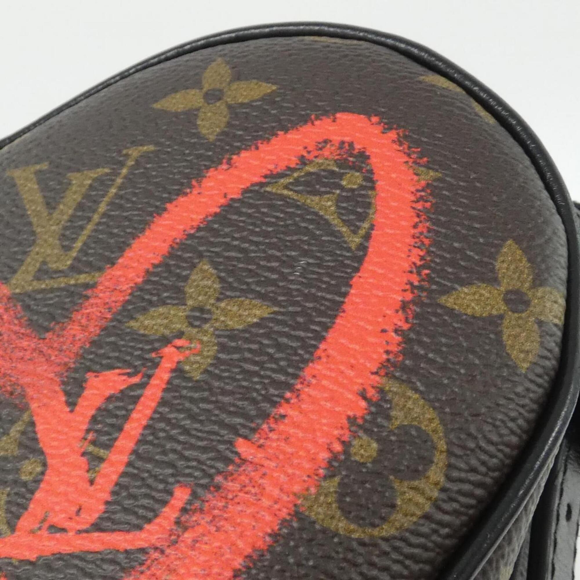 Louis Vuitton Brown Coated Canvas Shoulder Bag (Pre-Owned)