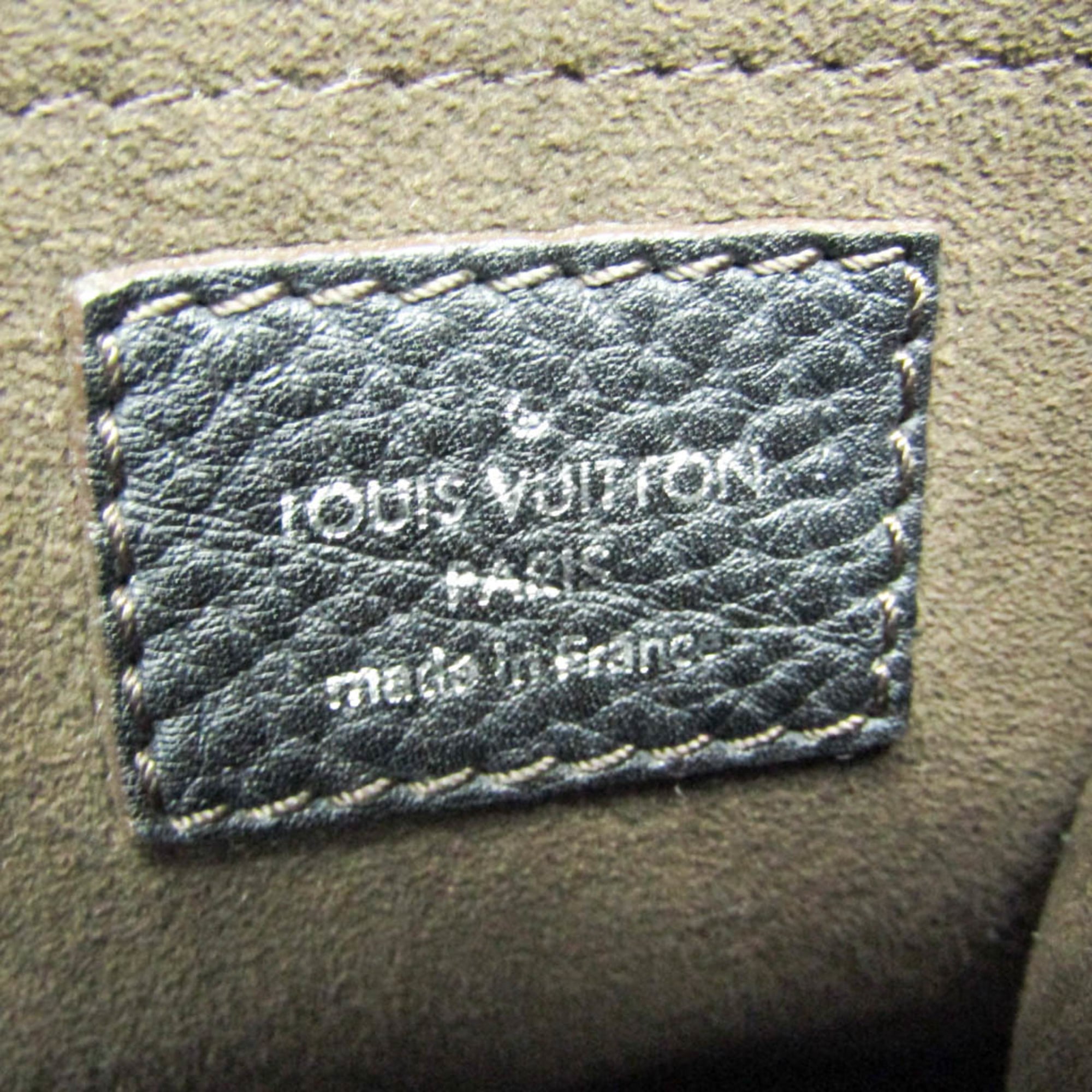 Louis Vuitton Mahina Noir Mahina Leather Shoulder Bag (Pre-Owned)