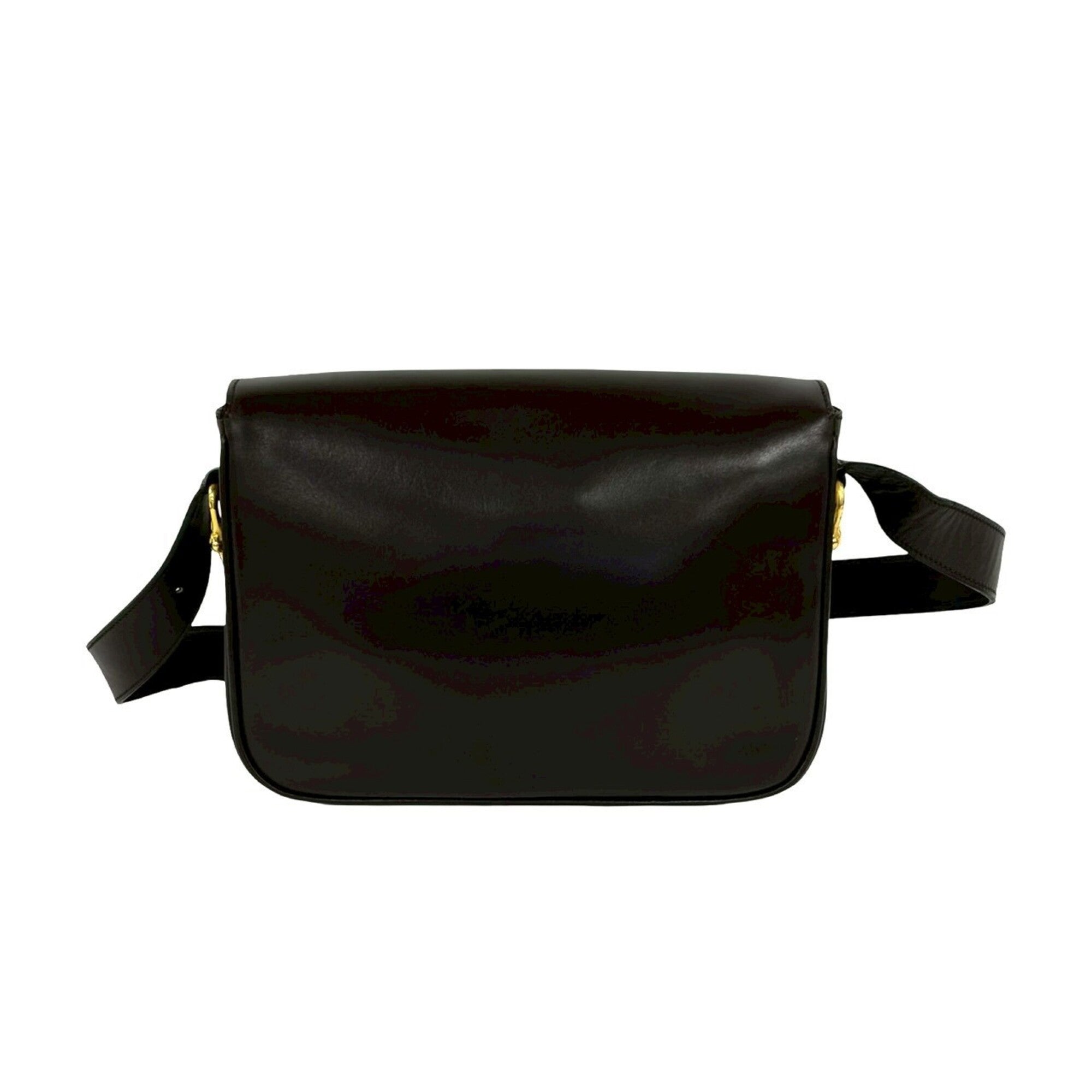 Celine Brown Leather Shoulder Bag (Pre-Owned)
