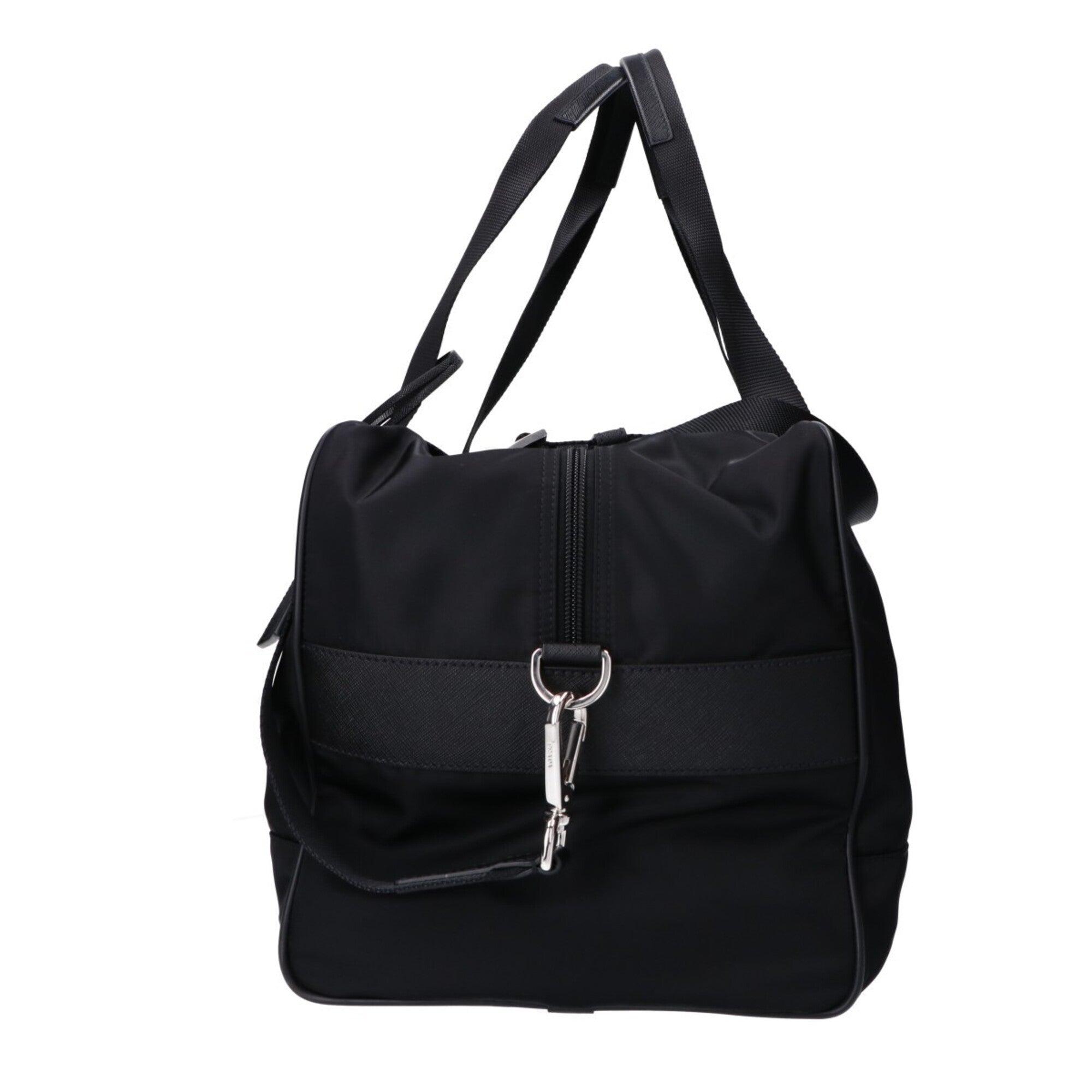 Prada Black Nylon Boston Bag (Pre-Owned)