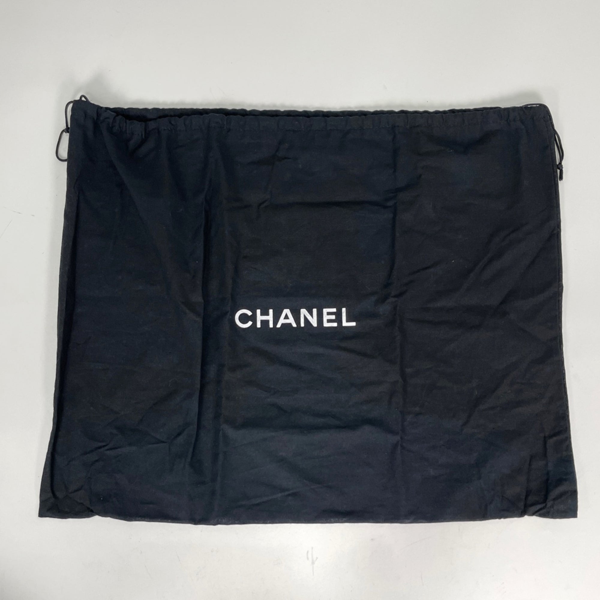 Chanel Black Nylon Leather Tote Bag (Pre-Owned)