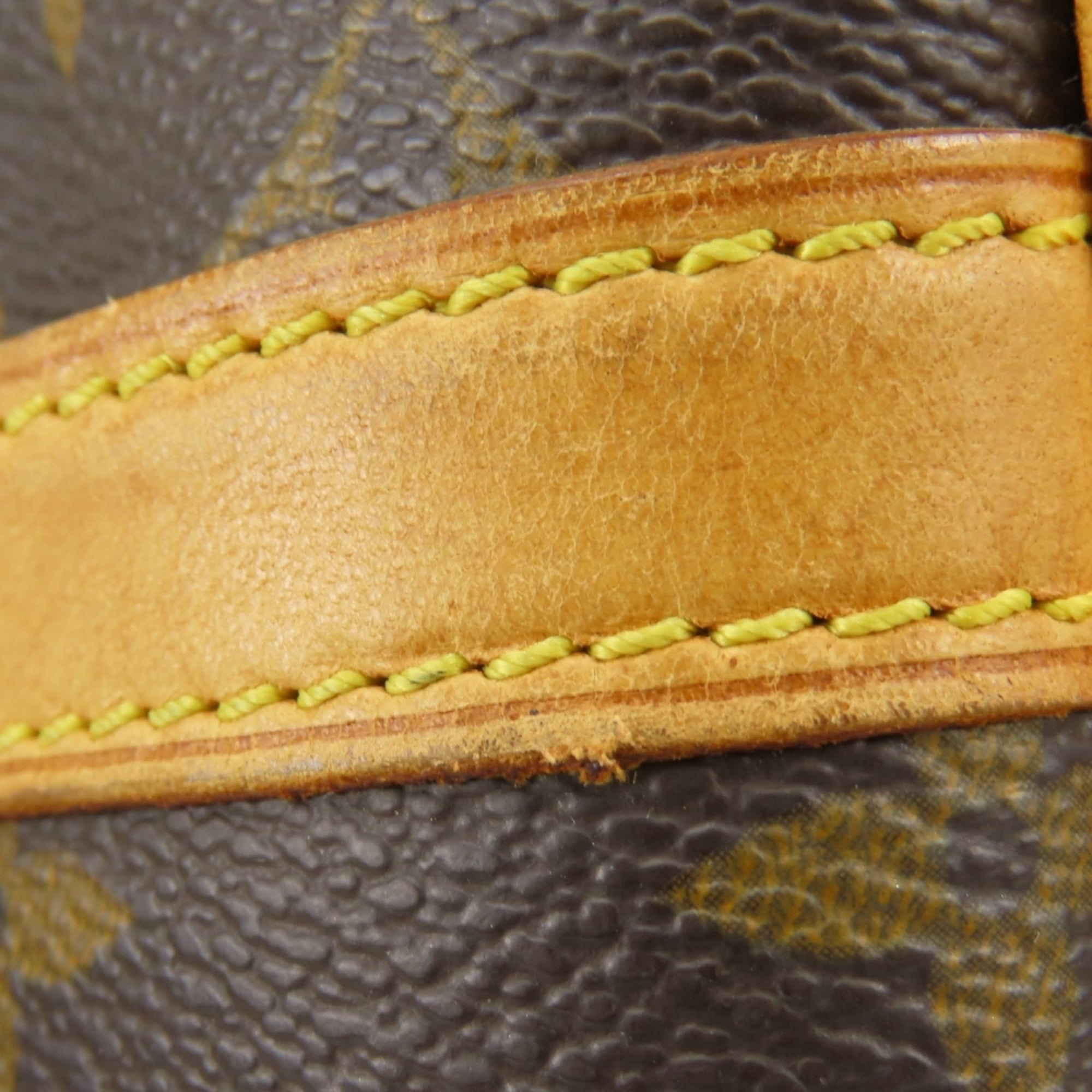 Louis Vuitton Brown Monogram Leather Shoulder Bag (Pre-Owned)