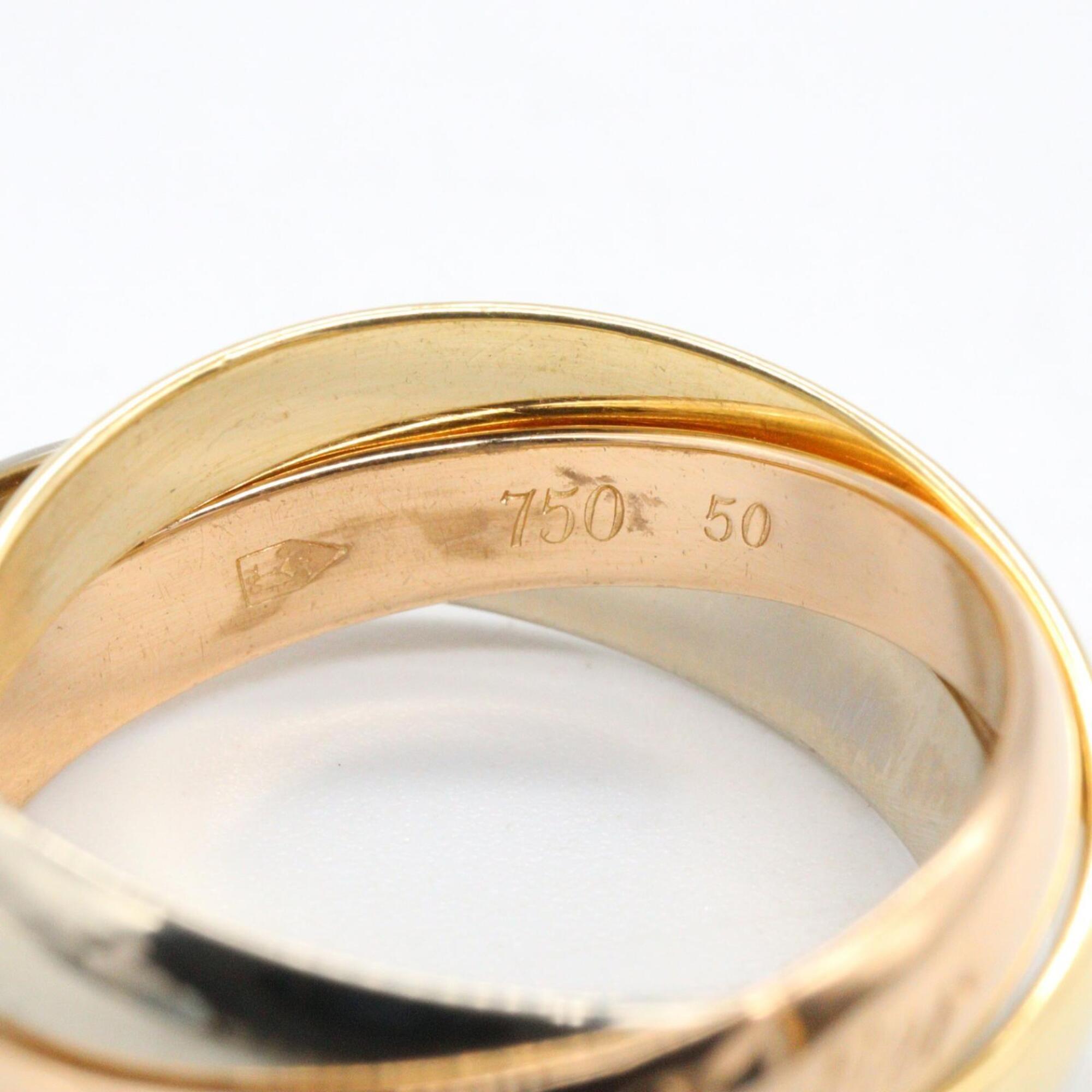 Cartier Gold Silver Yellow Gold (18K) Pink Gold (18K) White Gold (18K) Band Ring (Pre-Owned)