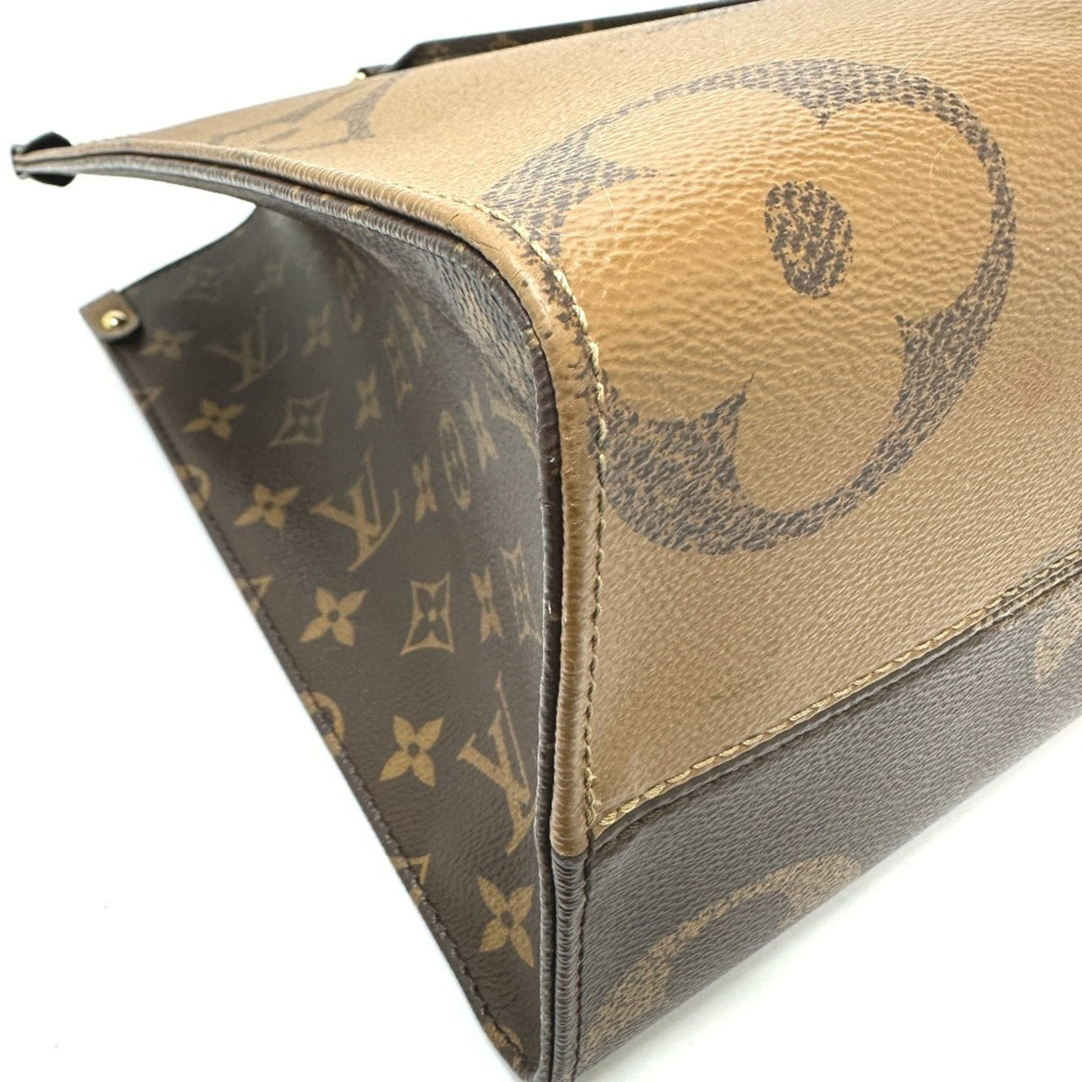 Louis Vuitton Brown Monogram Shoulder Bag Tote Bag (Pre-Owned)