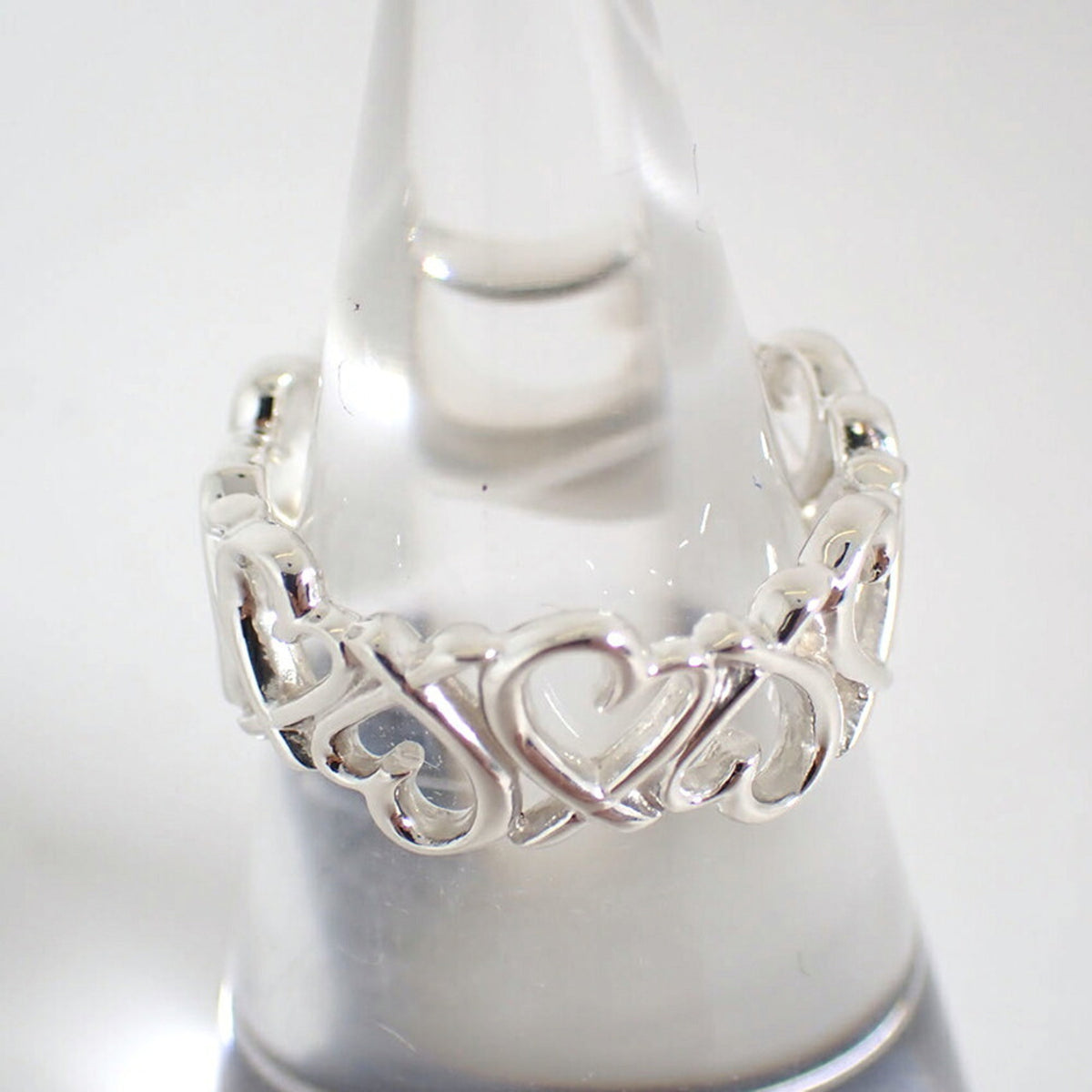 Tiffany Sterling Silver 925 Band Ring (Pre-Owned)