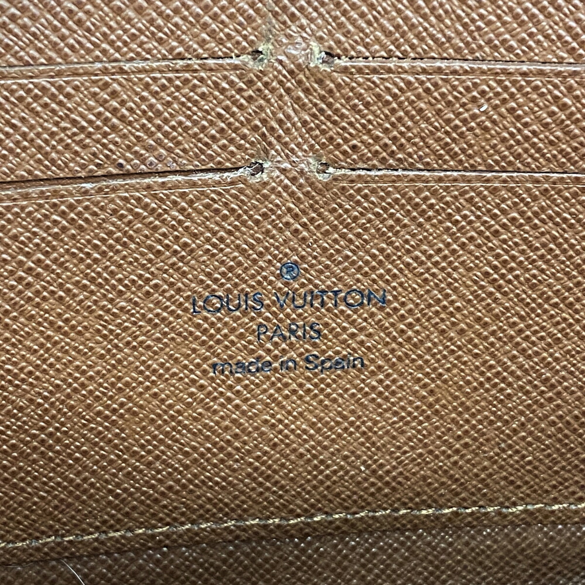Louis Vuitton Brown Long Wallet (Bi-Fold) (Pre-Owned)