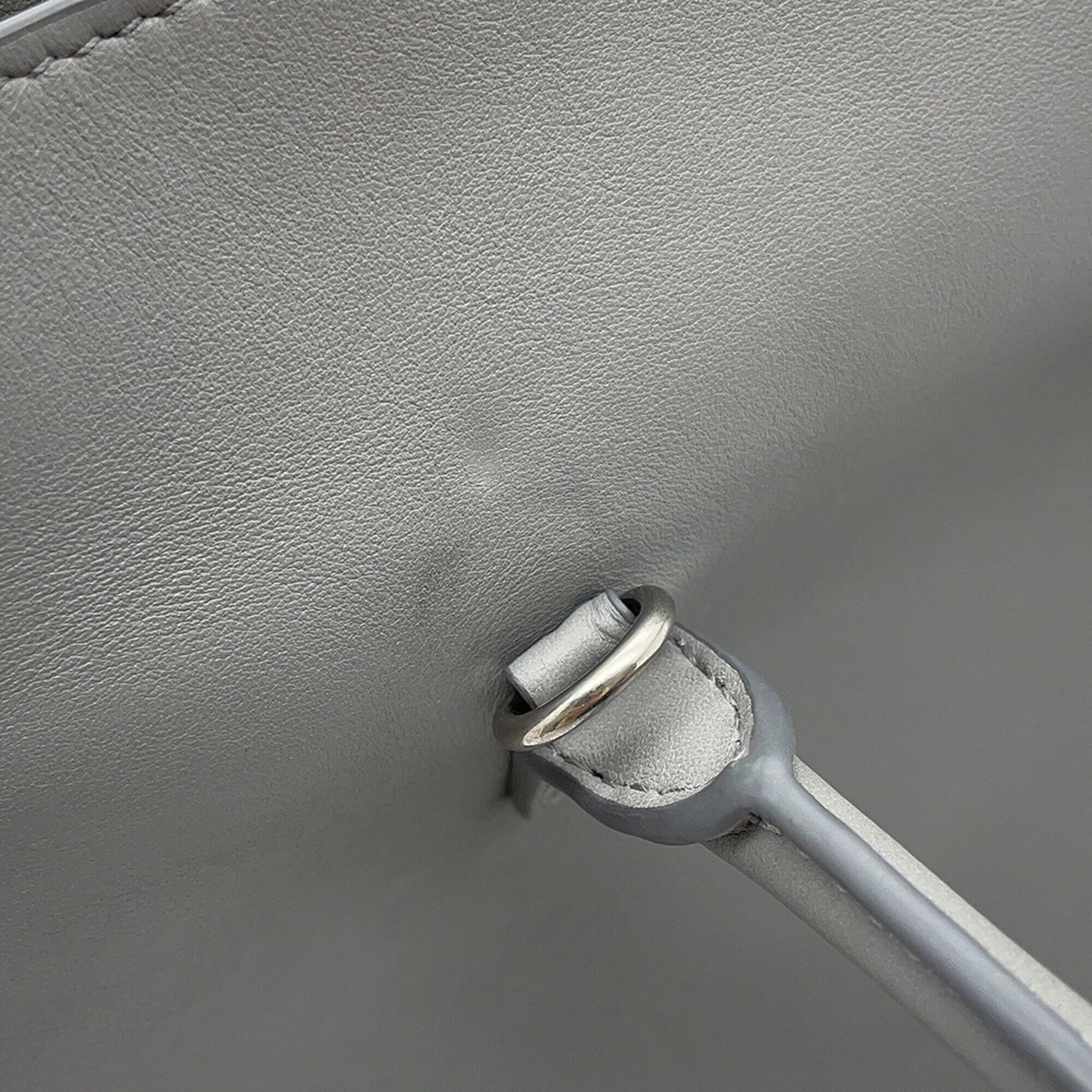 Balenciaga Gray Leather Handbag Shoulder Bag (Pre-Owned)