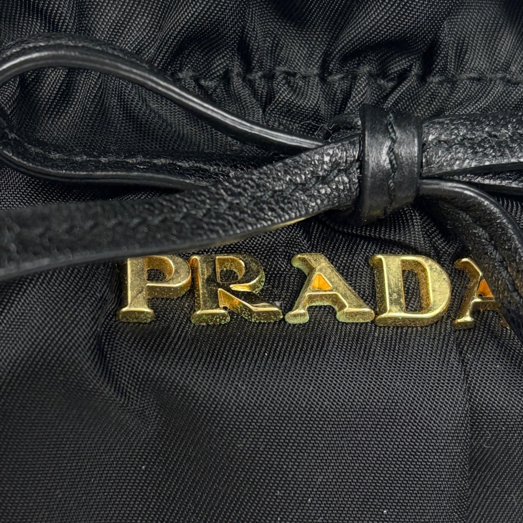 Prada Black Bow Handbag (Pre-Owned)