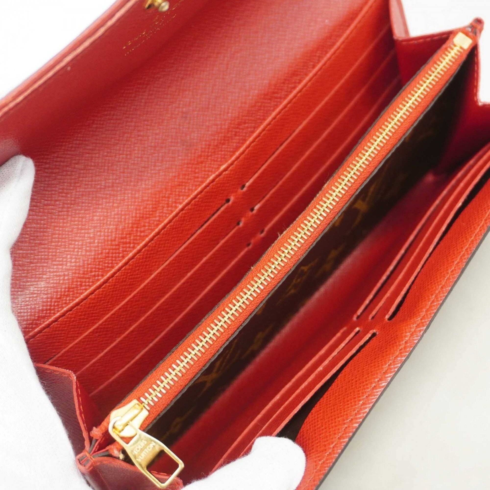 Louis Vuitton Cerise Long Wallet (Bi-Fold) (Pre-Owned)