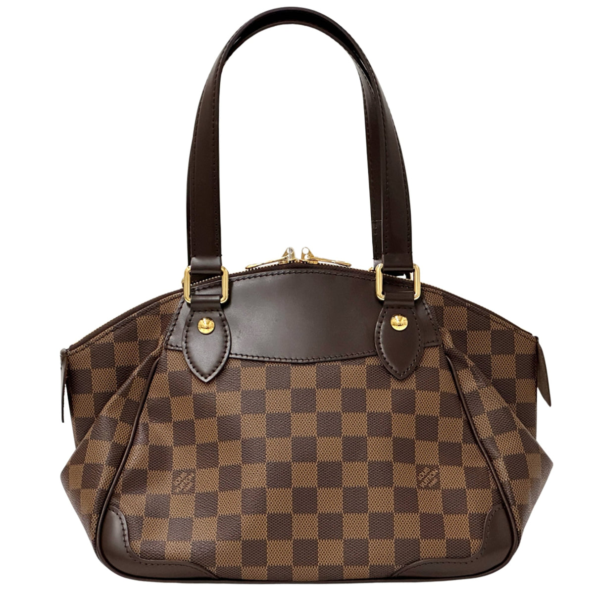 Louis Vuitton Brown Damier Canvas Ebene Damier Canvas Handbag (Pre-Owned)