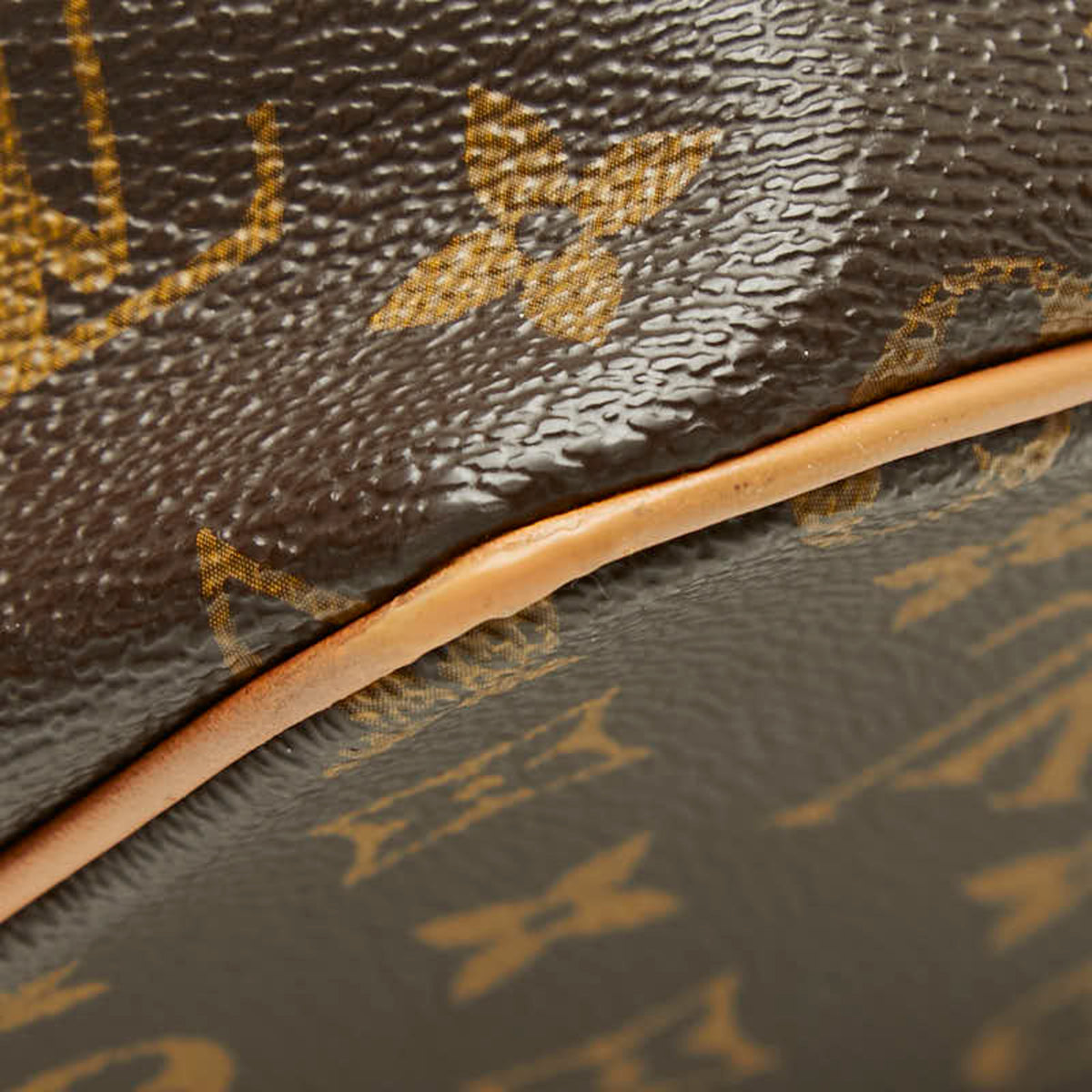Louis Vuitton Brown Pvc Leather Handbag Shoulder Bag (Pre-Owned)