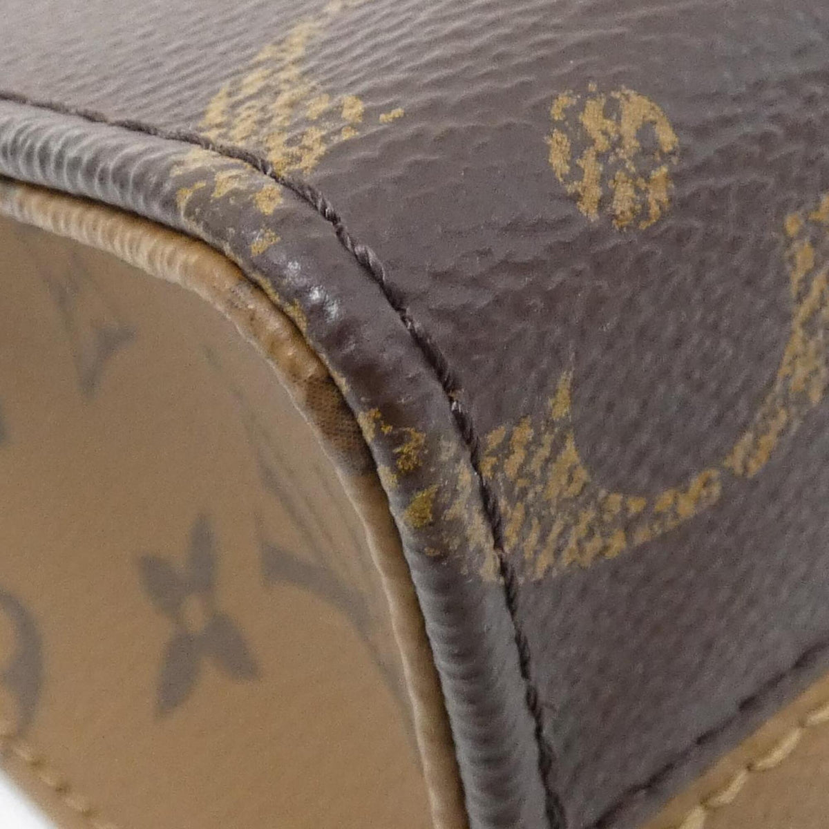Louis Vuitton Marron Coated Canvas Handbag (Pre-Owned)
